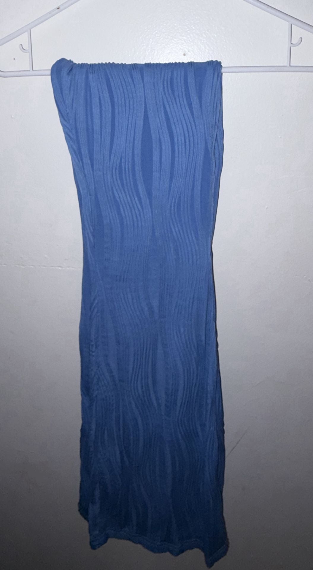 SHEIN Textured Flare Pants Size US 2 Blue 1