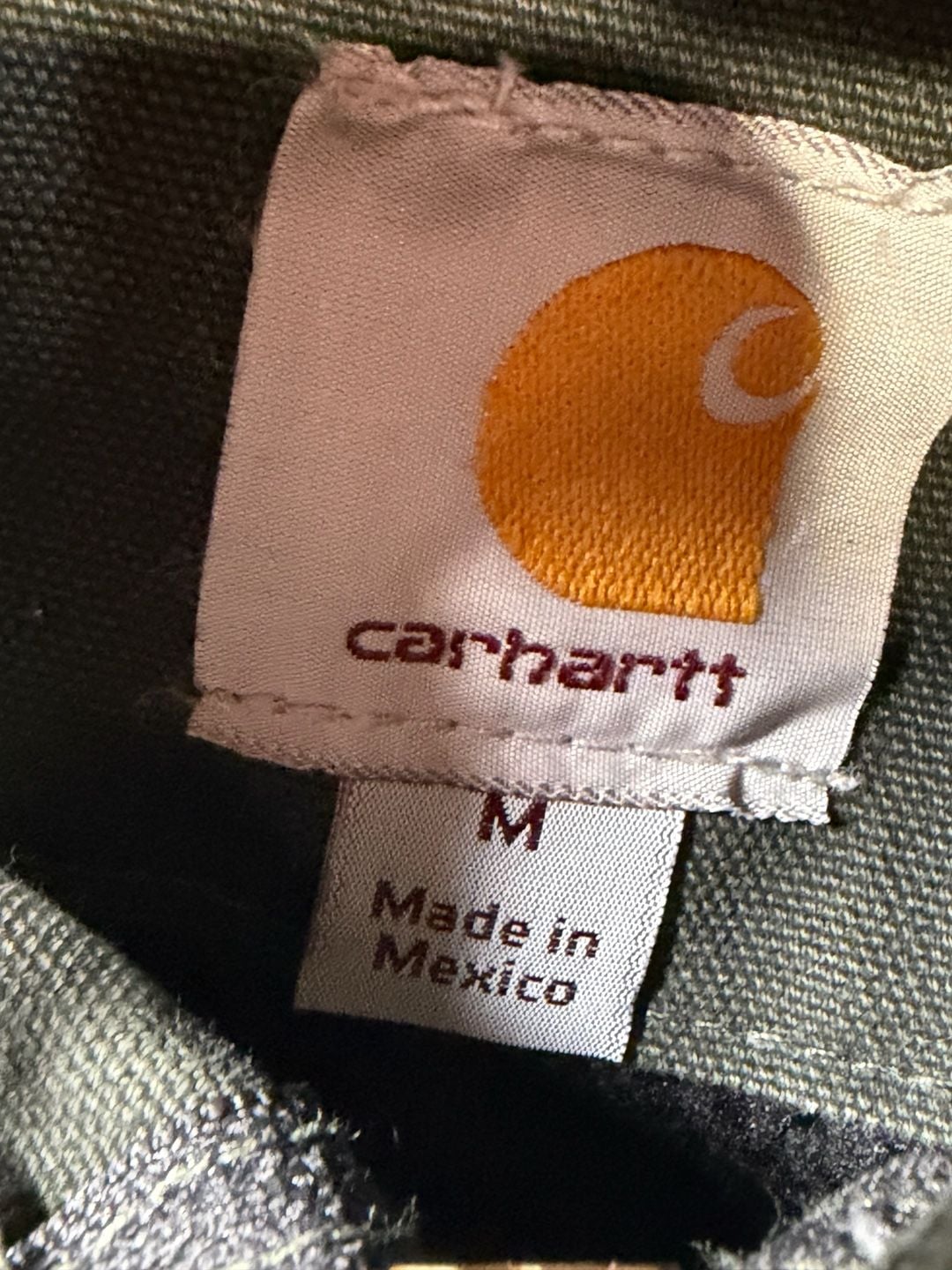 Vtg Carhartt J141 Sherpa Lined Sierra Jacket Size M Green 7