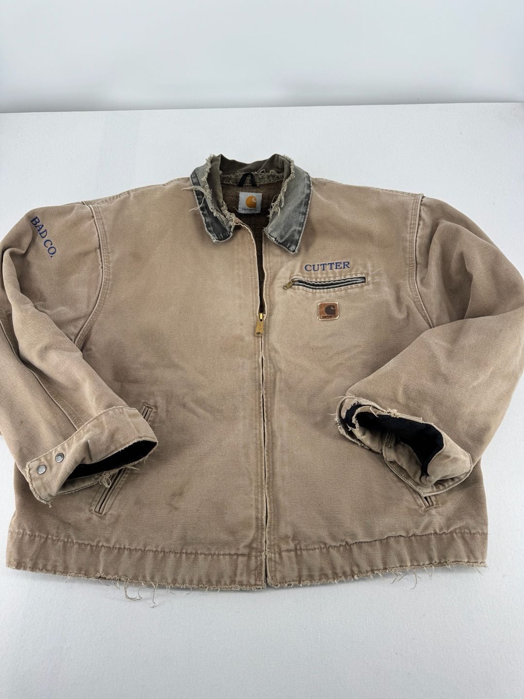 Carhartt J97 Detroit Jacket Distressed Tan 2