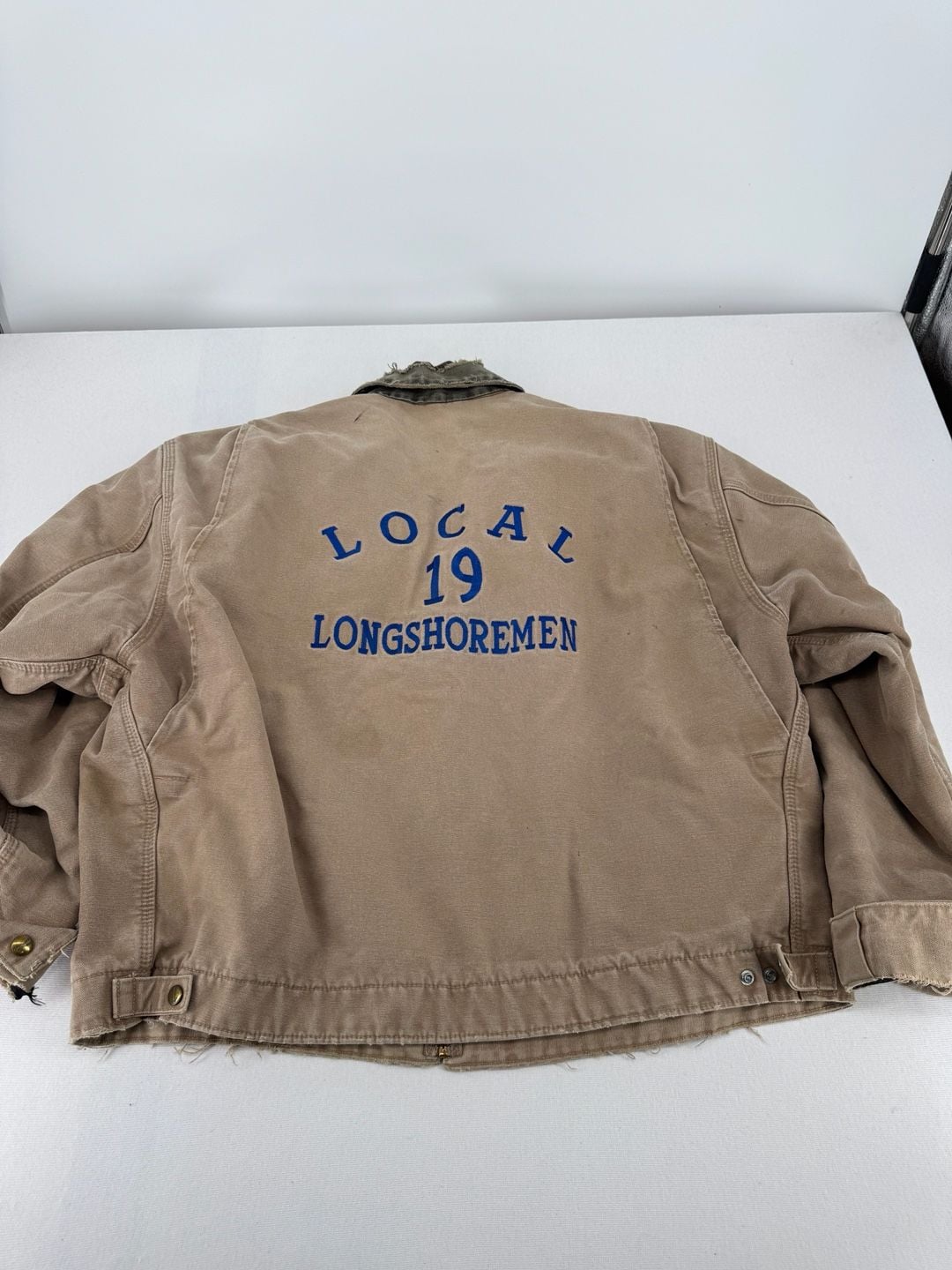 Carhartt J97 Detroit Jacket Distressed Tan 6
