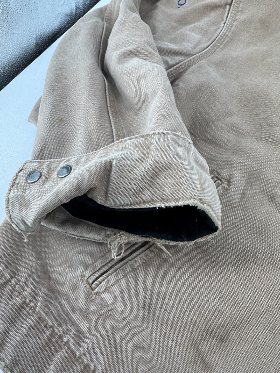 Carhartt J97 Detroit Jacket Distressed Tan 10
