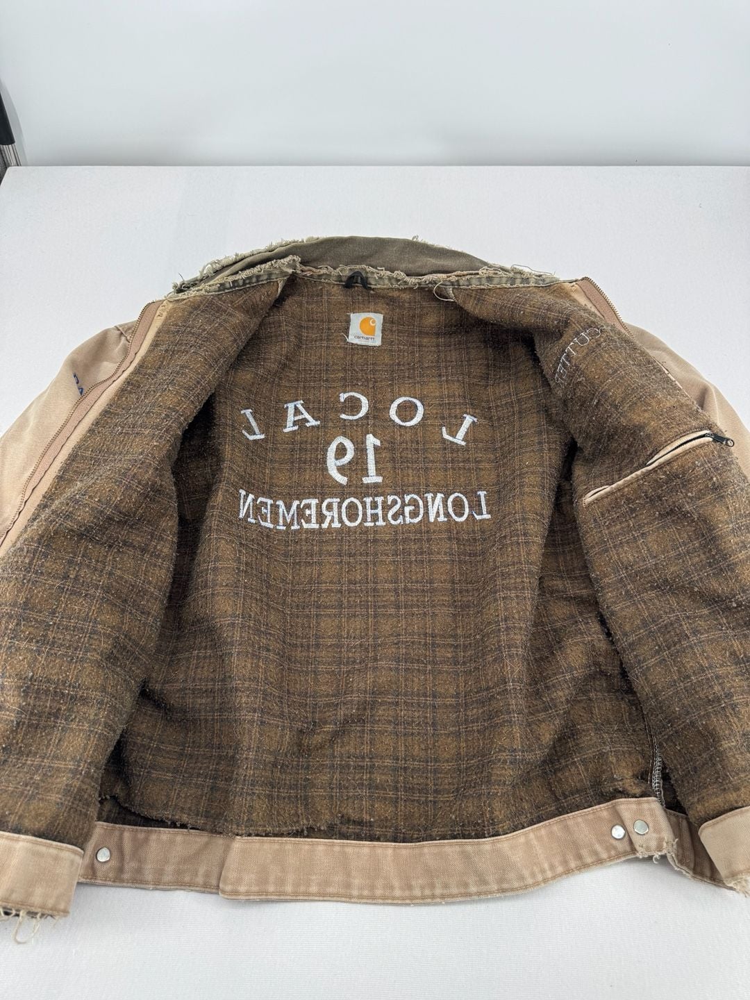 Carhartt J97 Detroit Jacket Distressed Tan 11