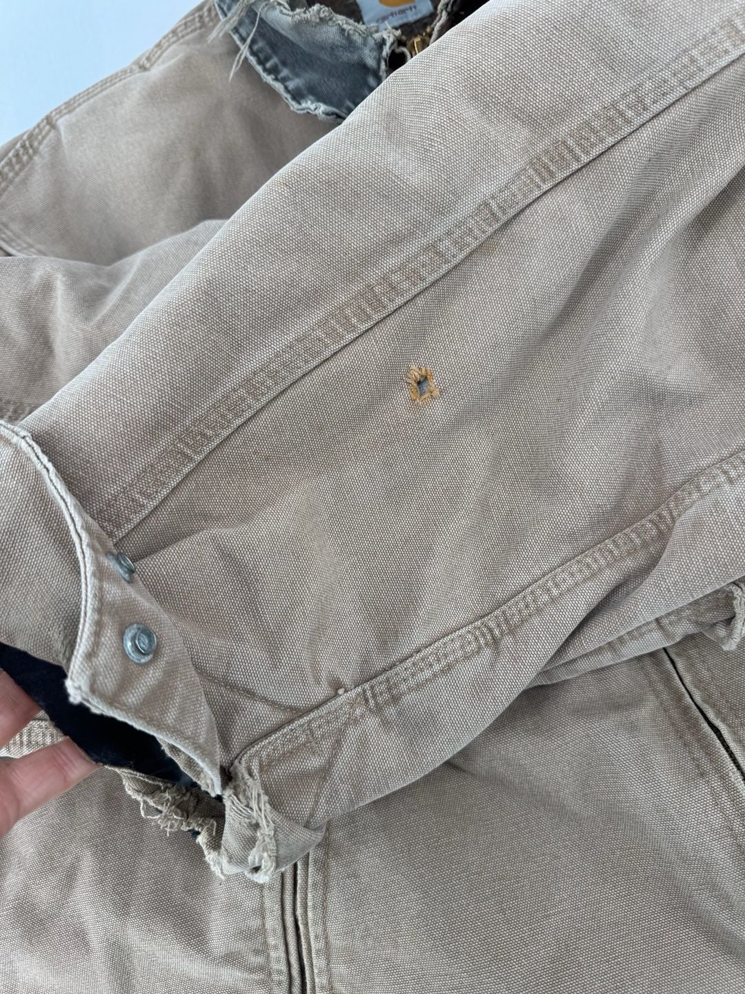 Carhartt J97 Detroit Jacket Distressed Tan 13