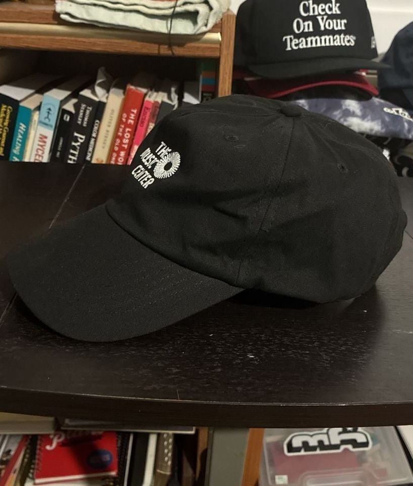 Hit The Music Center Hat Black Cotton Embroidered Logo Baseball Cap 4