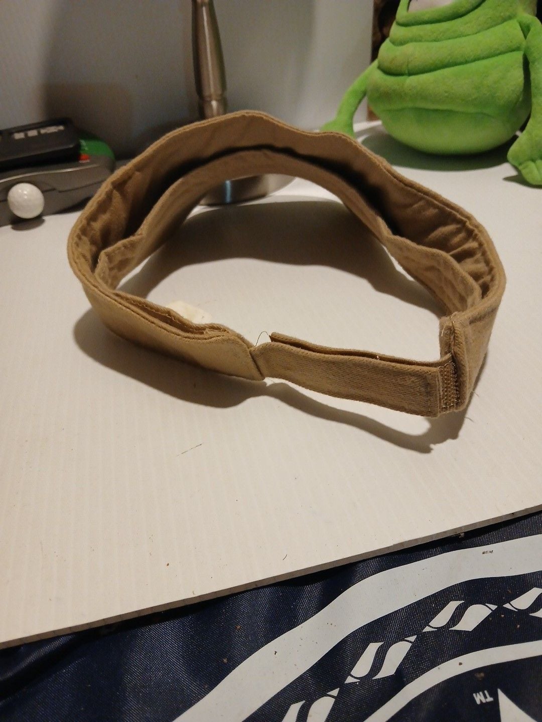 Guy Harvey Marlin Fish Visor One Size Fits All Khaki Cotton 4