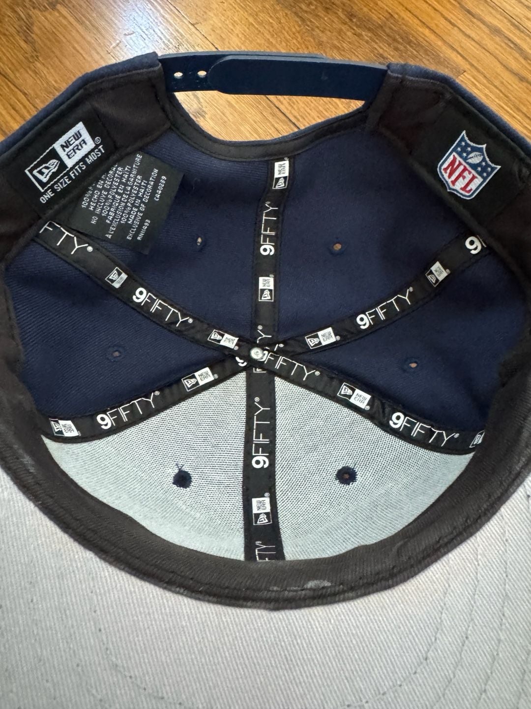 New Era Tennessee Titans 9Fifty Snapback Hat One Size Fits Most 4