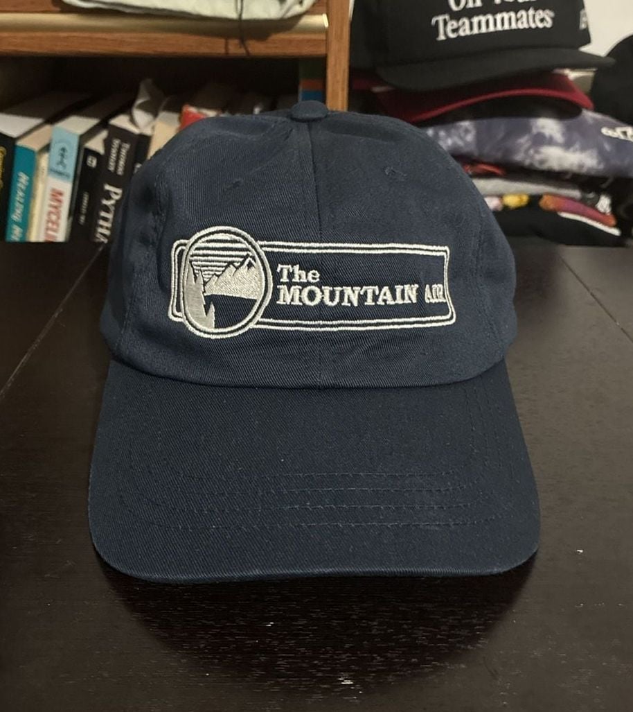 The Classics Yupoong The Mountain Air Hat Navy Cotton Adjustable 2