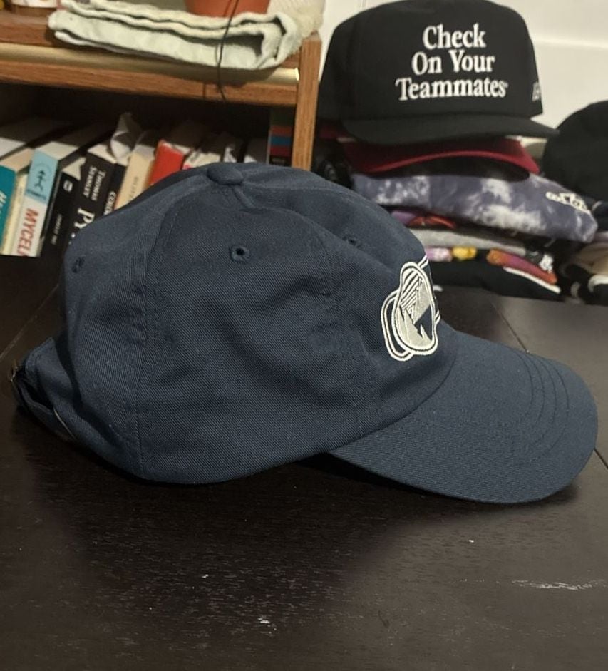 The Classics Yupoong The Mountain Air Hat Navy Cotton Adjustable 3