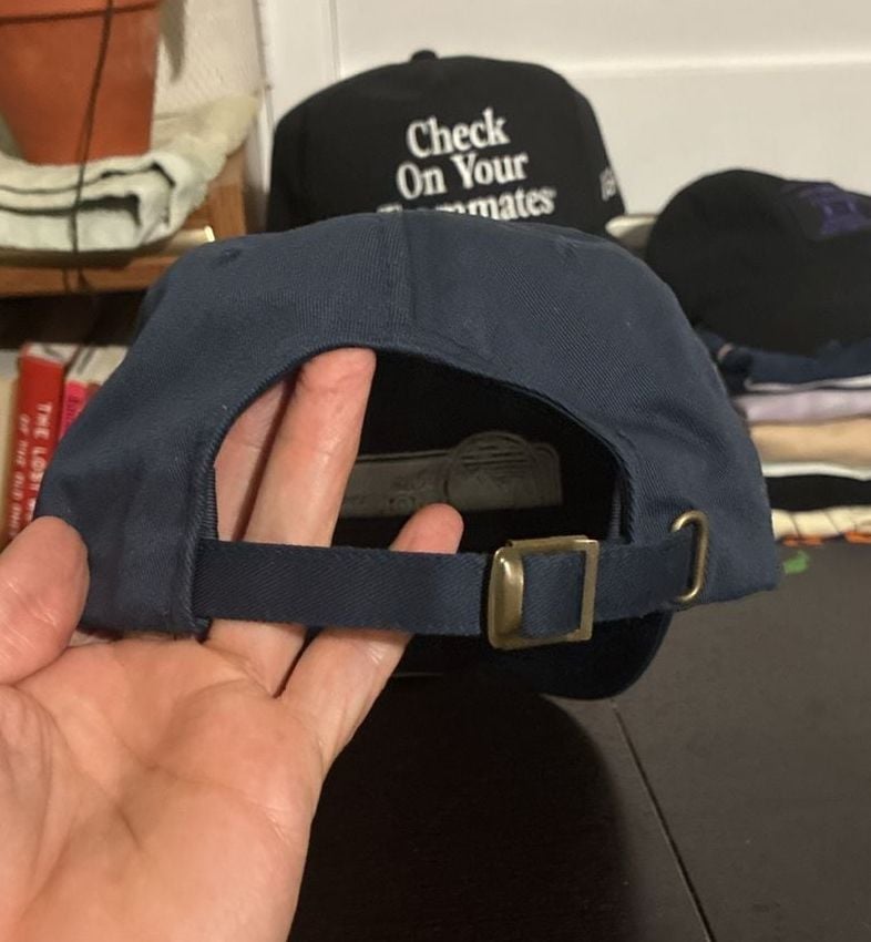 The Classics Yupoong The Mountain Air Hat Navy Cotton Adjustable 4