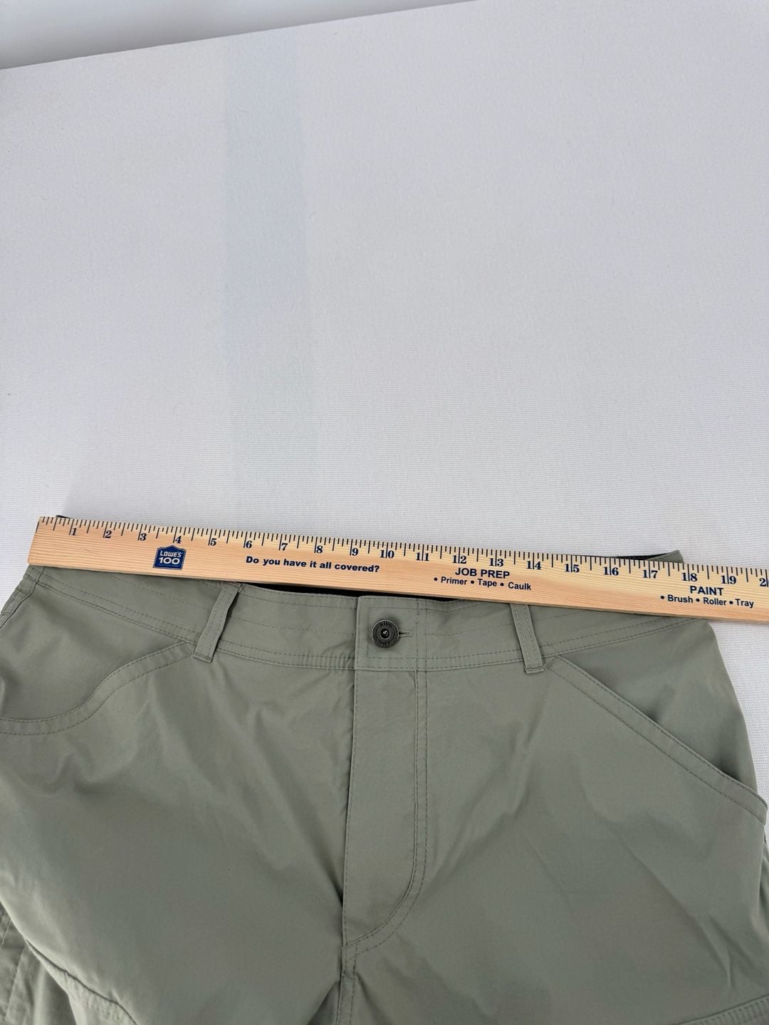 Kuhl Renegade Cargo Shorts Size 36 x 12 Green Hiking Outdoor 7