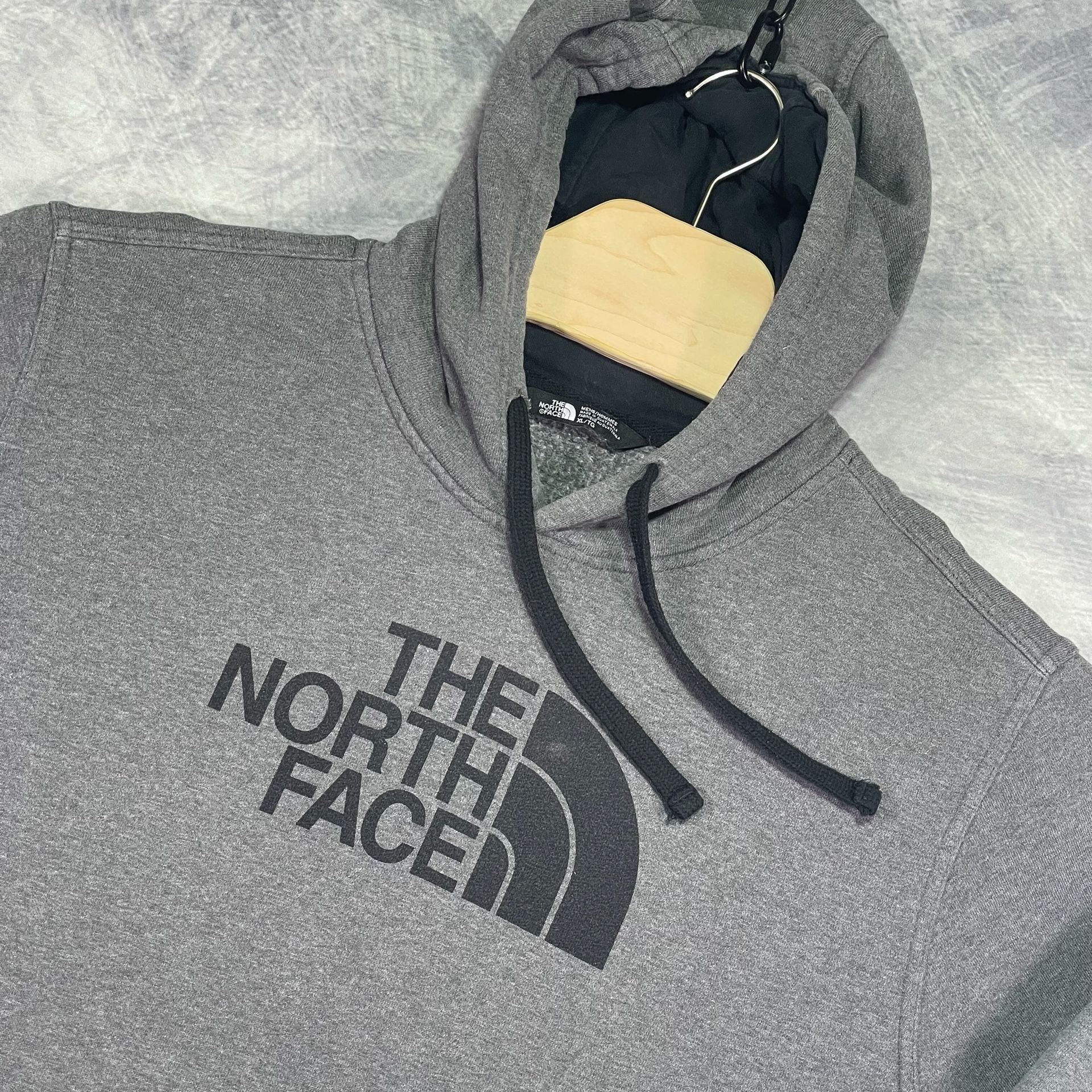 The North Face Hoodie Size XL Gray Pullover Sweatshirt 2