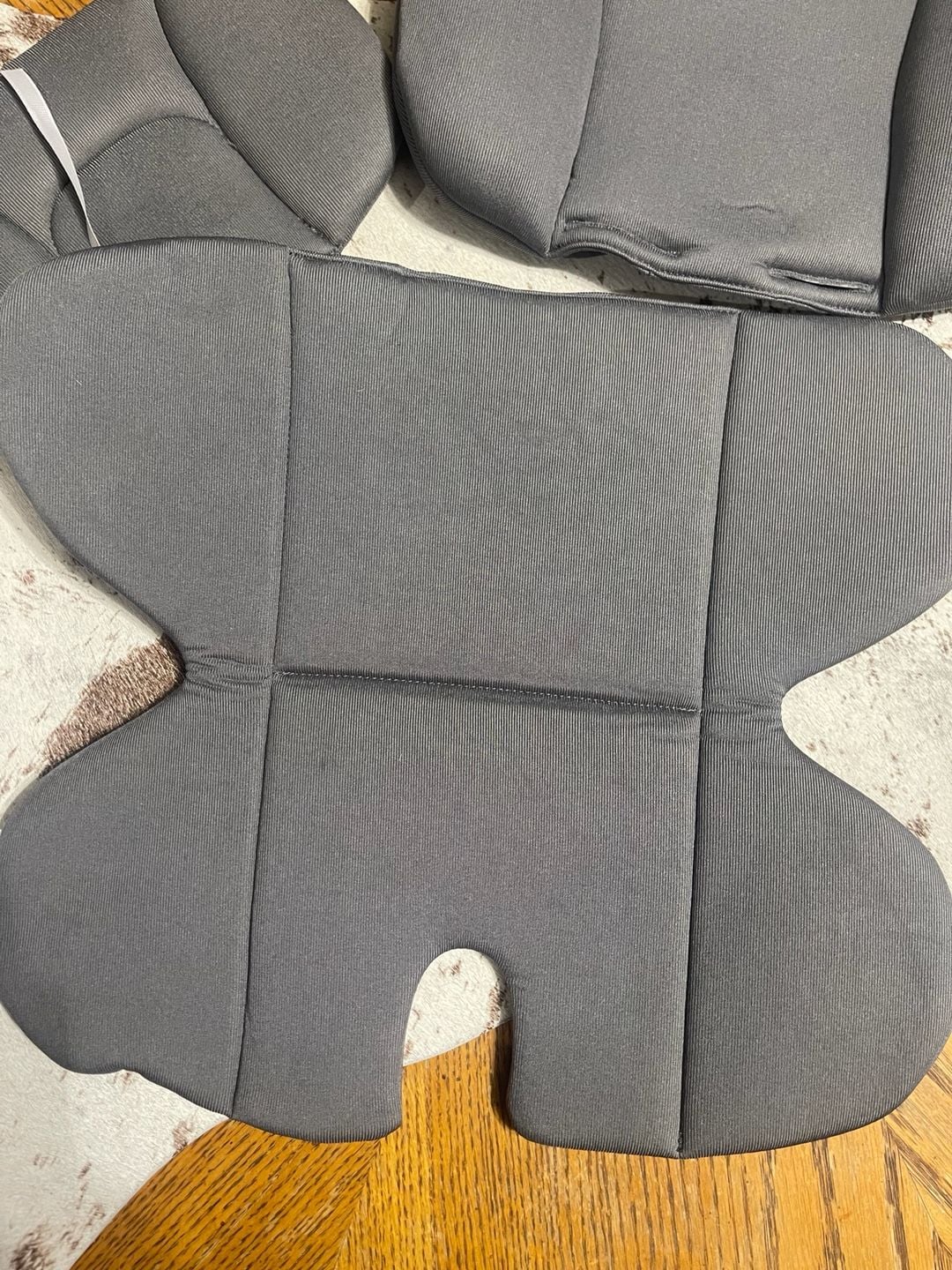 Kaseeous Baby Car Seat Insert Size 0-12Months Grey Polyester Support Cushion 3