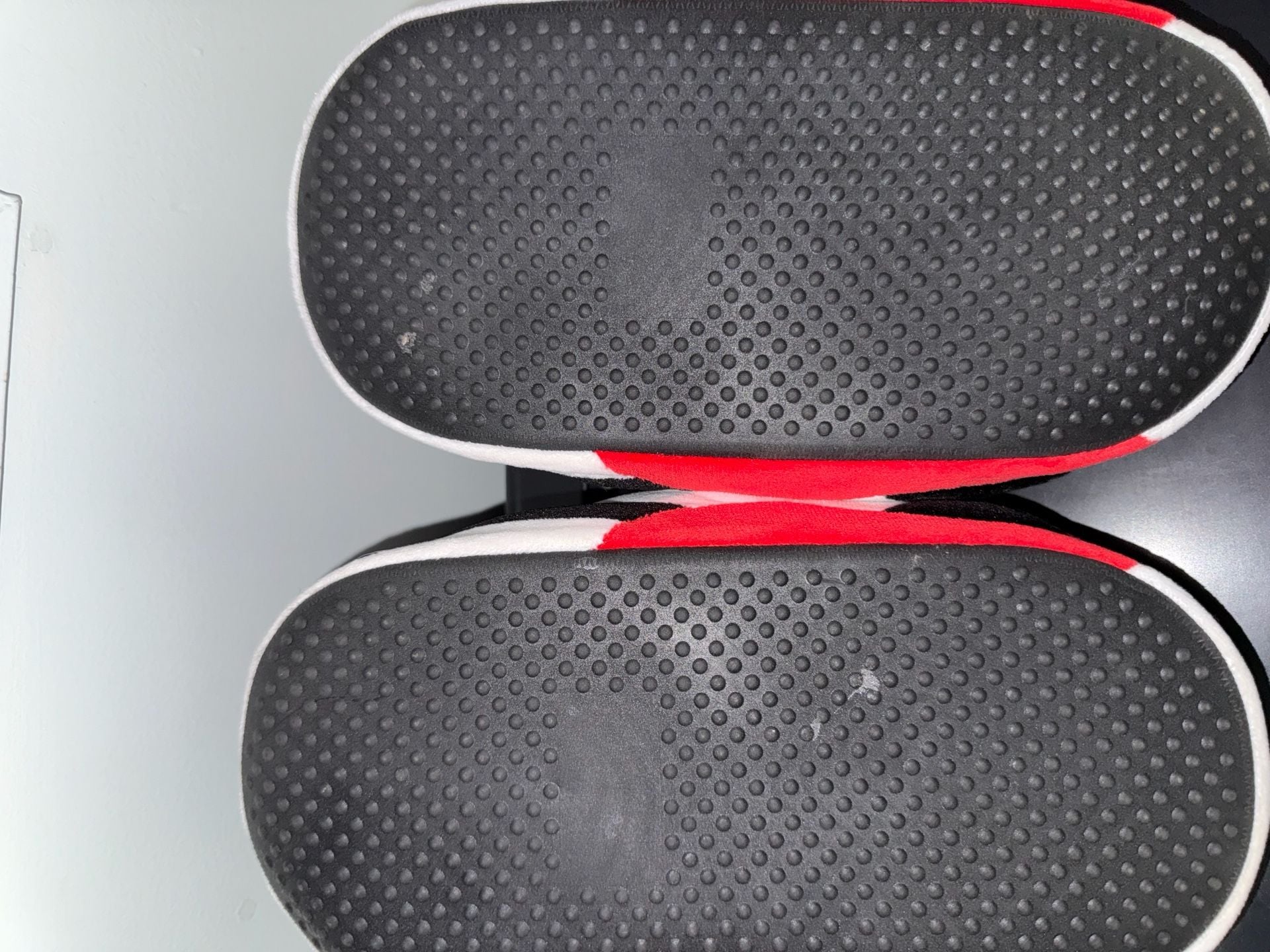 Unbranded Sneaker Slippers Plush White Red Black House Shoes 5