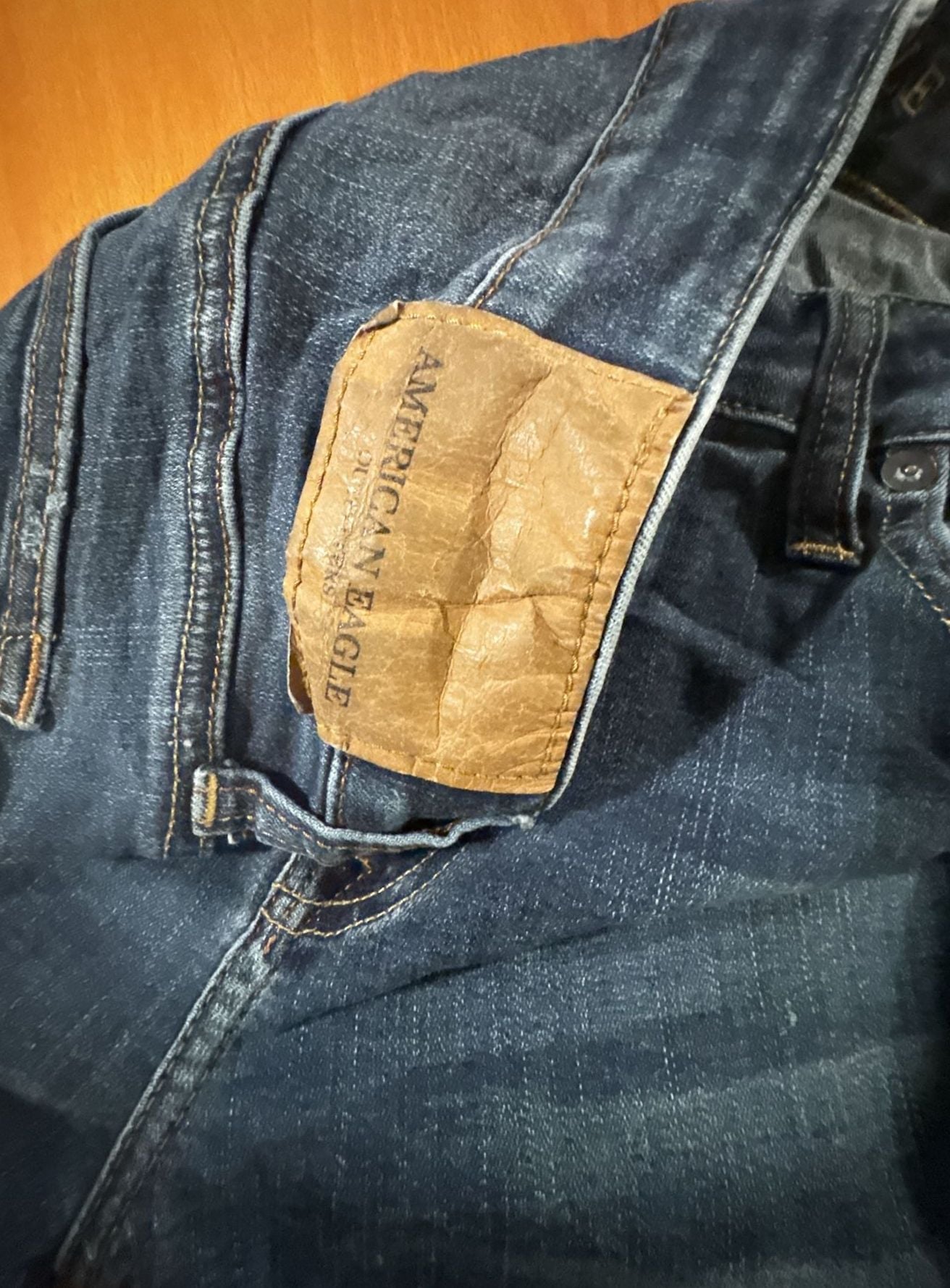 American Eagle Jeans Distressed Denim Blue 11
