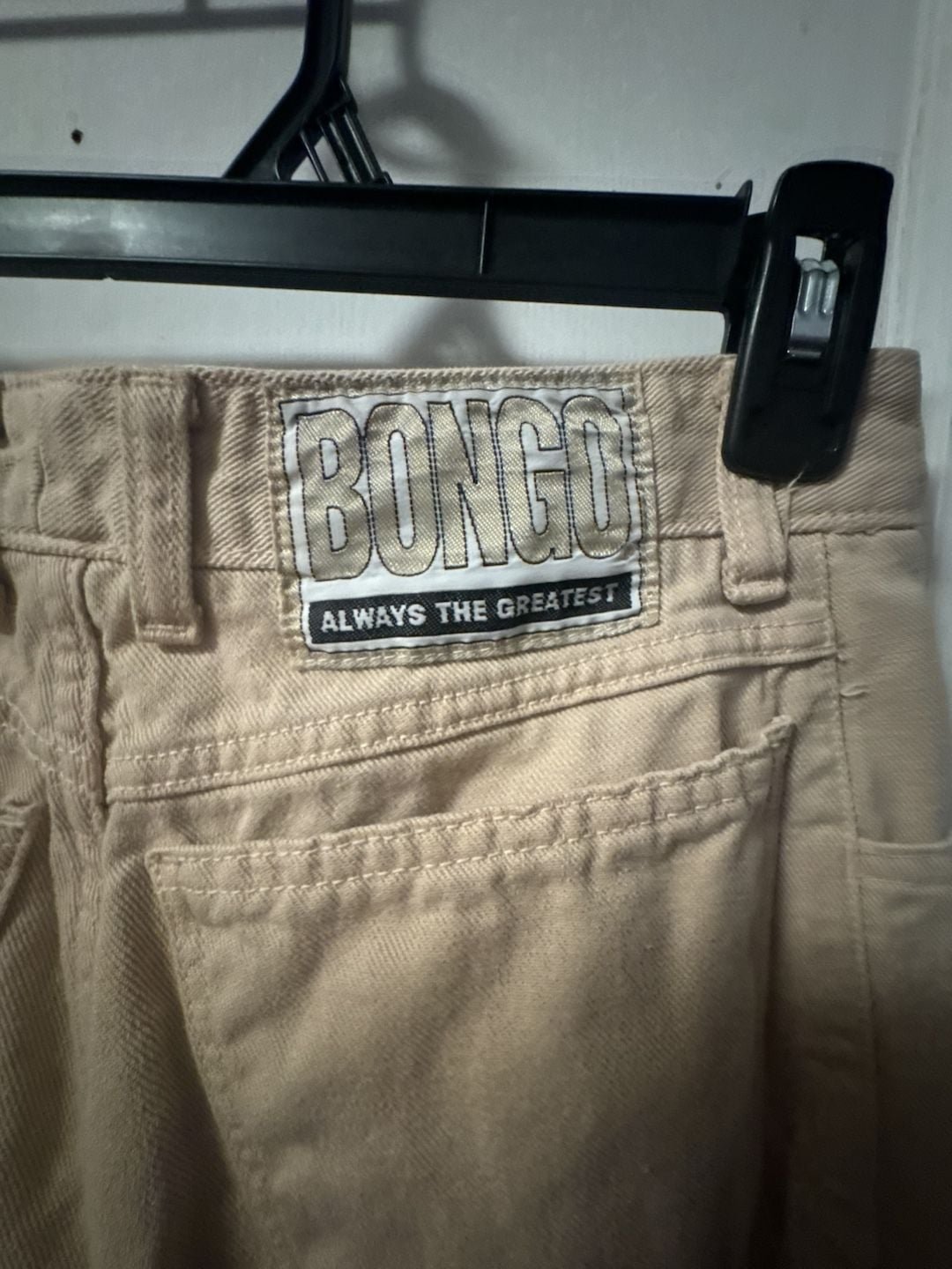 Bongo Jeans Size 9 Tan High Waist Denim 6