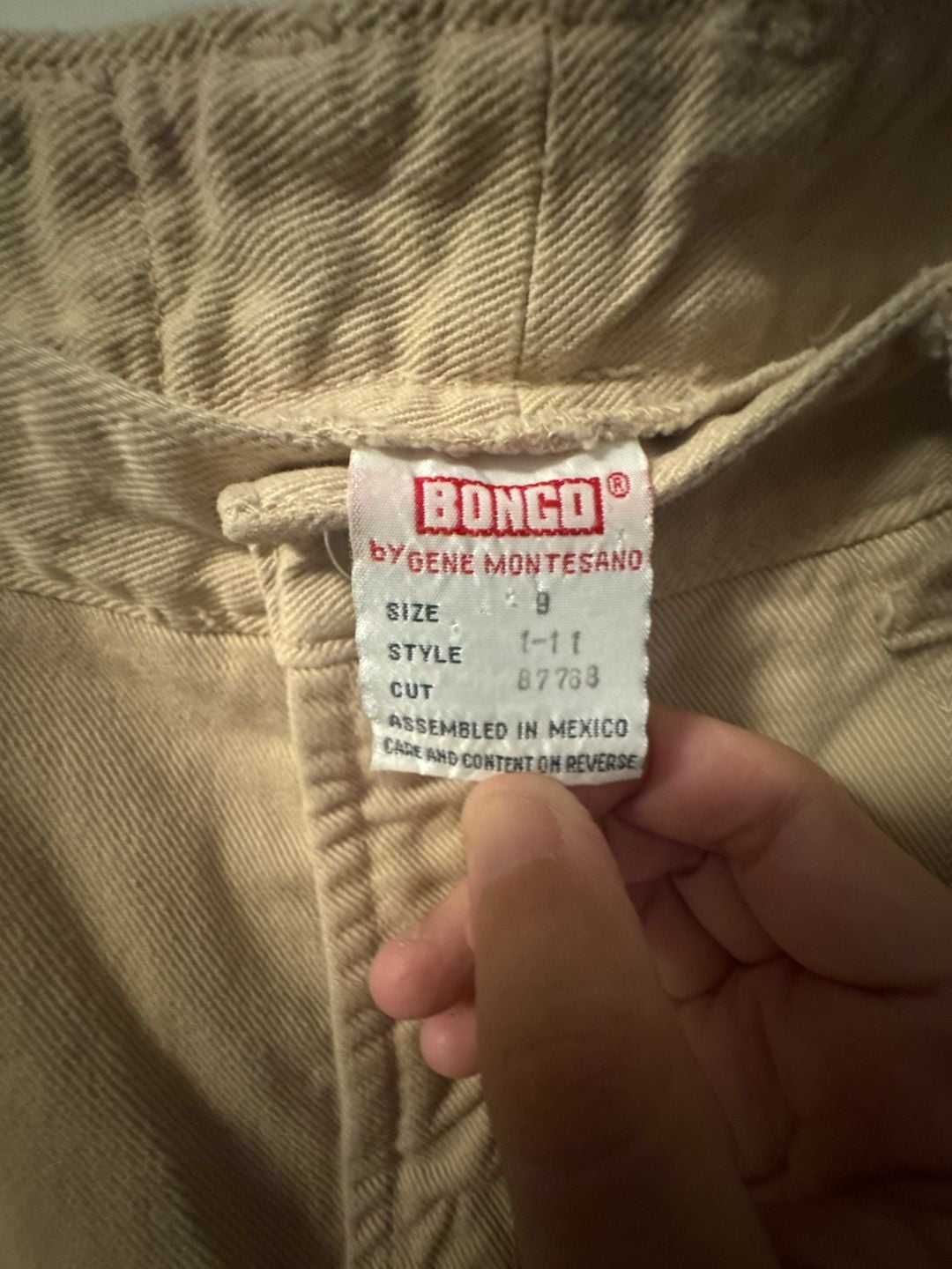 Bongo Jeans Size 9 Tan High Waist Denim 7
