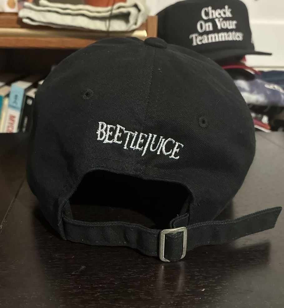 Beetlejuice Strange And Unusual Black Baseball Cap Hat 5