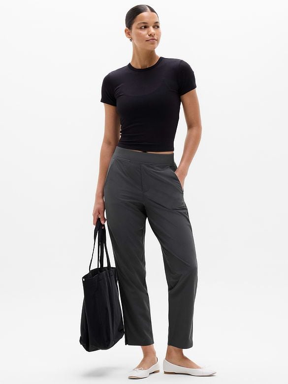 NWT Athleta Stellar Trouser Grey Size 2 2