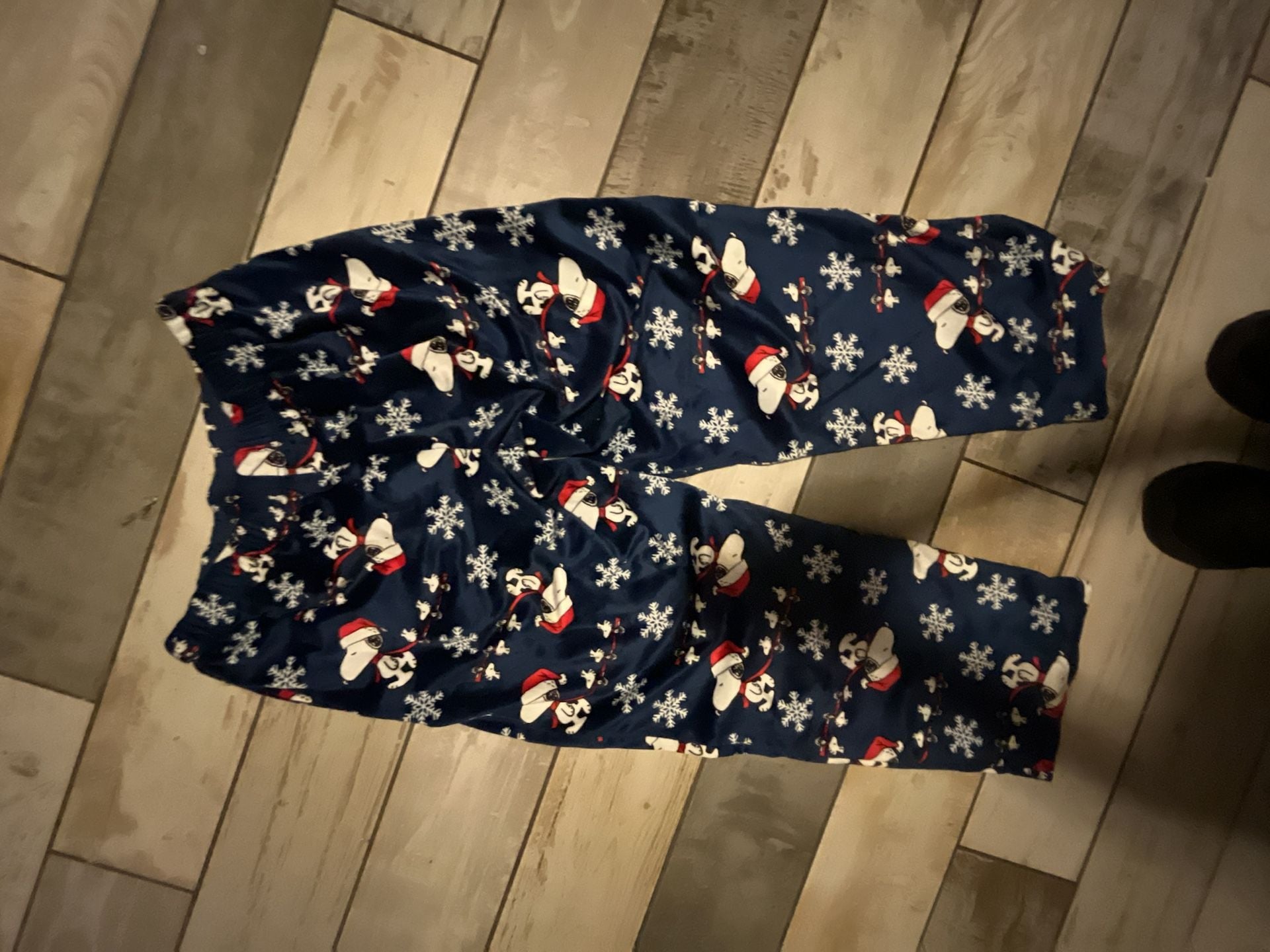 Peanuts Snoopy Christmas Pajama Pants Size L 4
