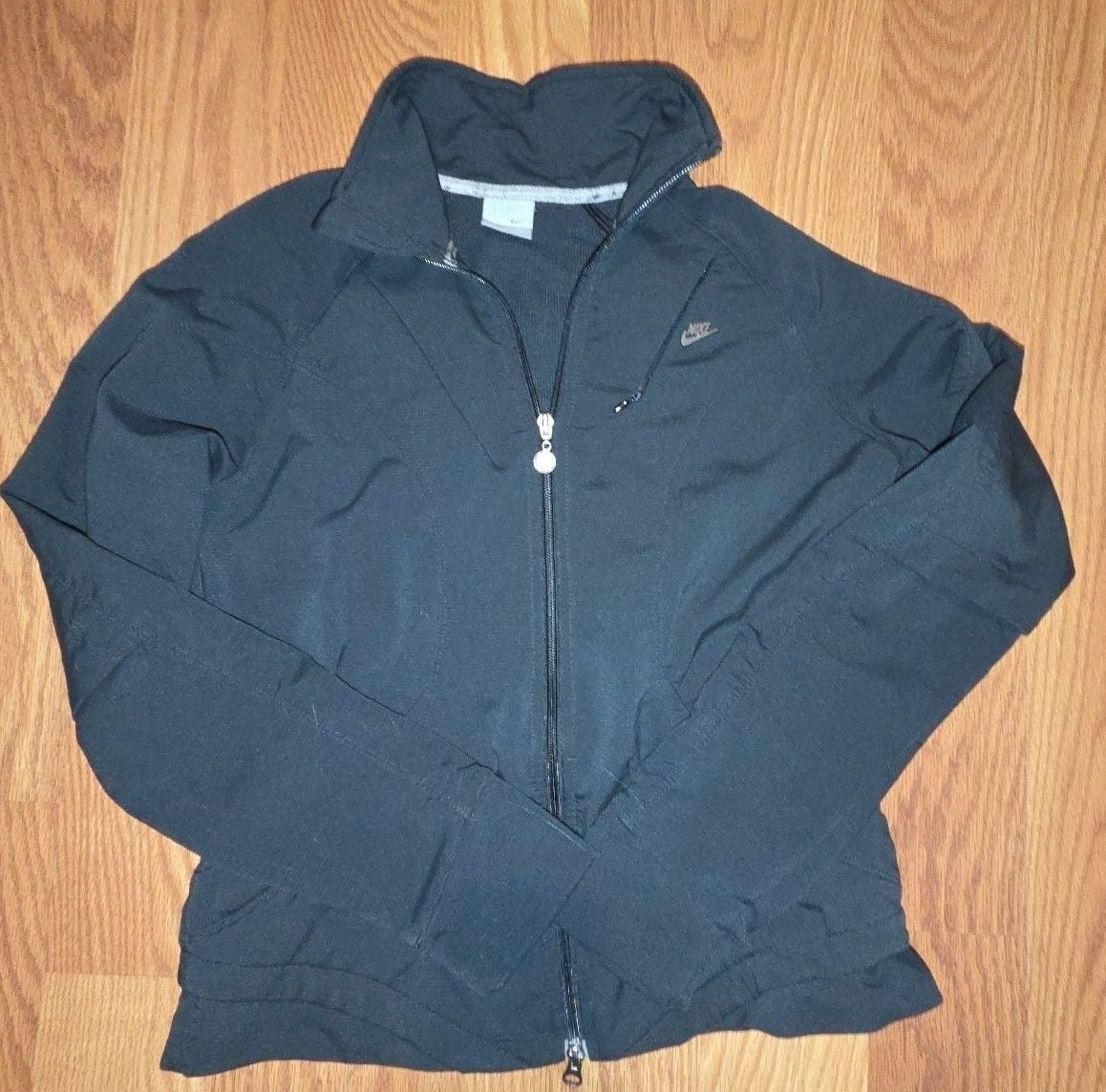 Nike Dri-FIT Full Zip Athletic Track Jacket Black 2