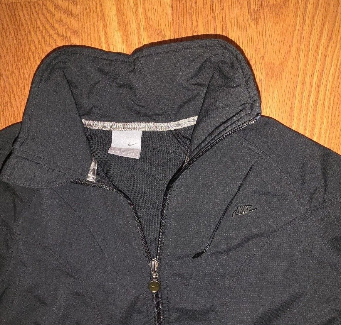 Nike Dri-FIT Full Zip Athletic Track Jacket Black 3