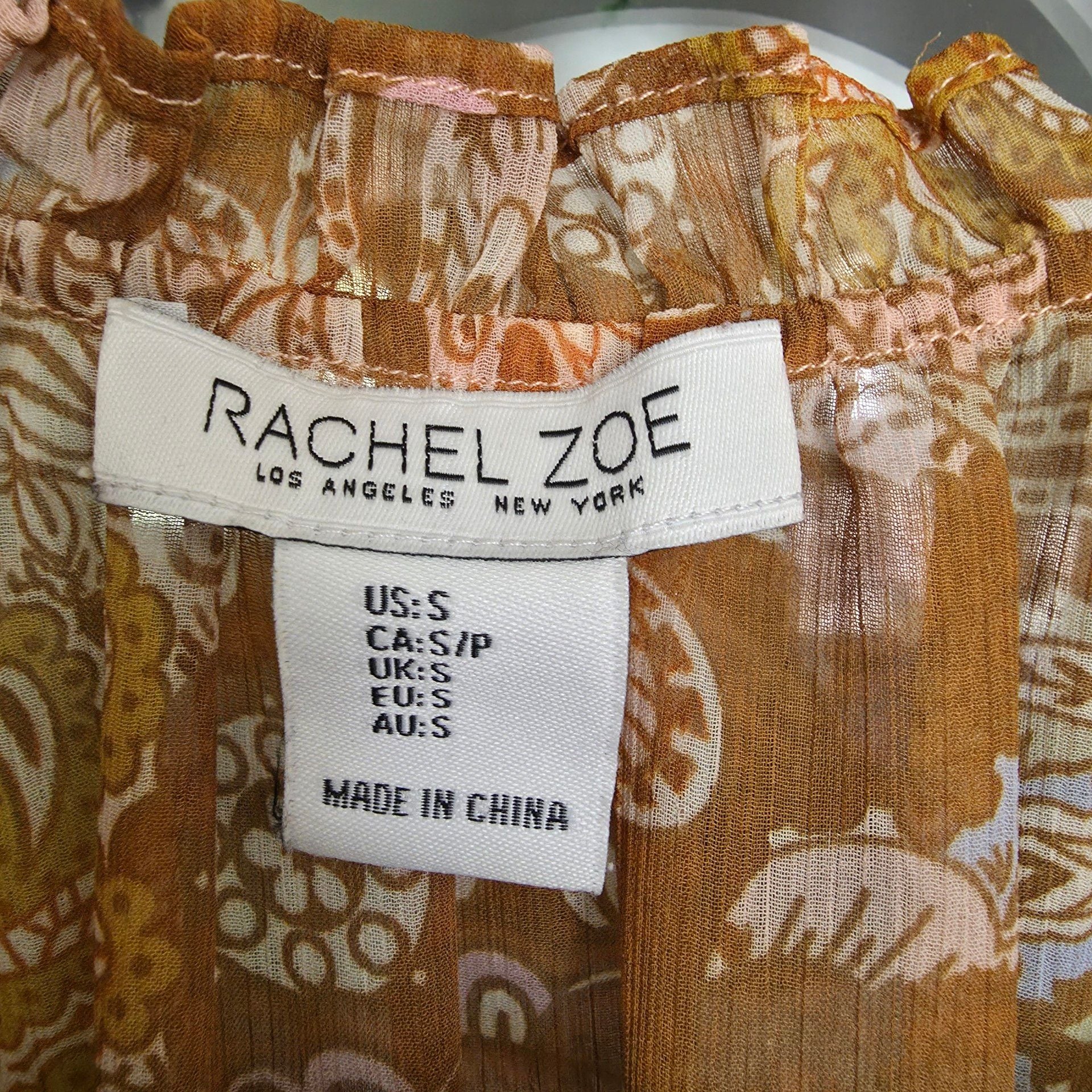 Rachel Zoe Paisley Silk Blouse 3