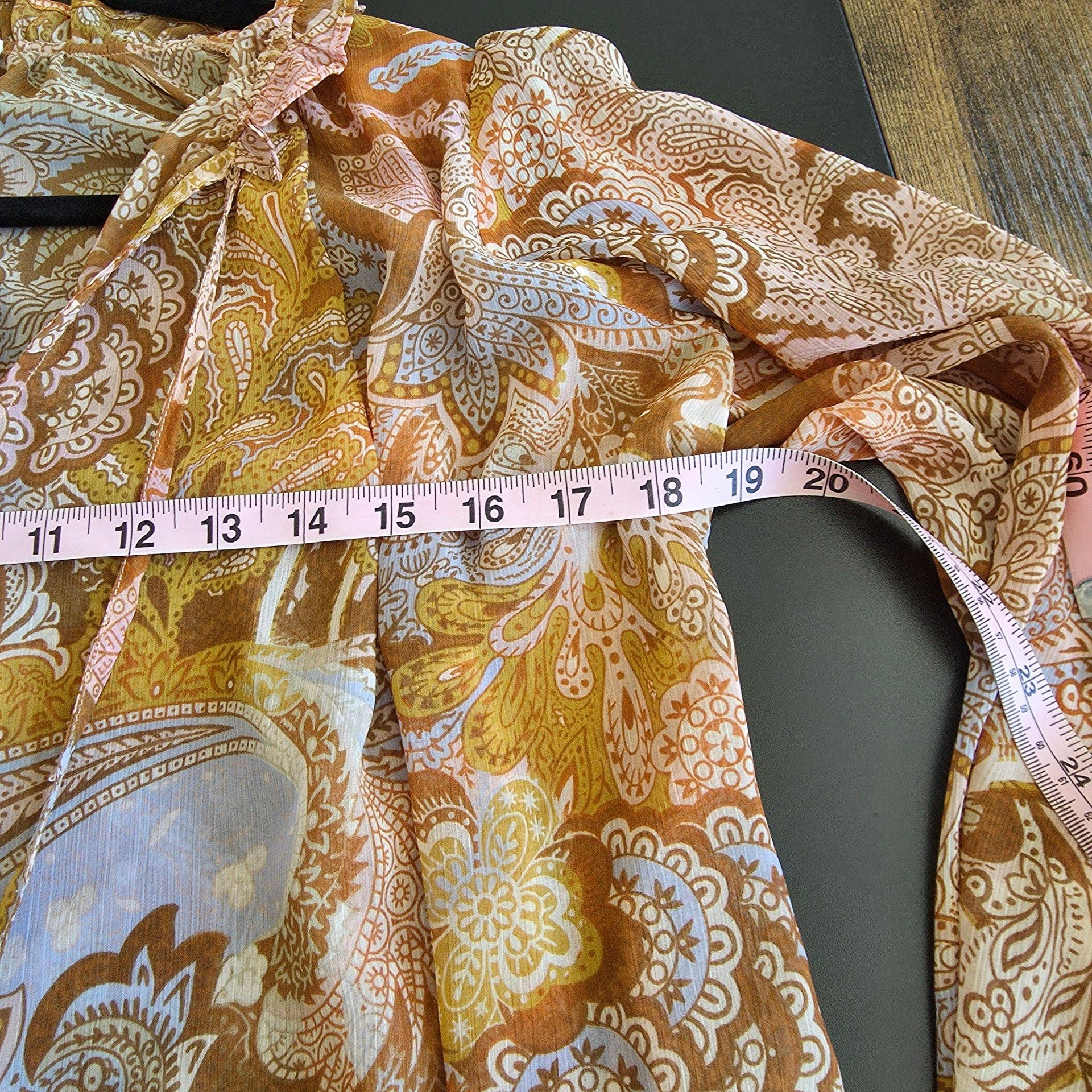 Rachel Zoe Paisley Silk Blouse 6