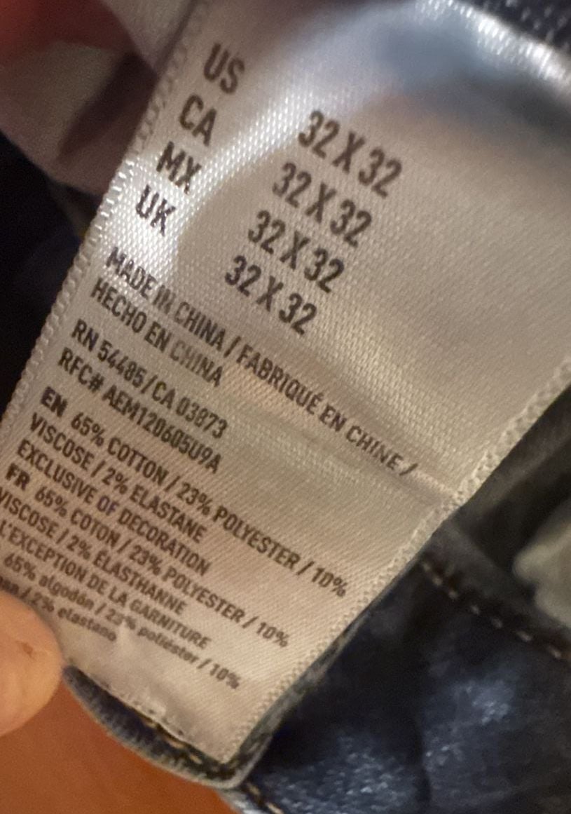 American Eagle Jeans Distressed Denim Blue 12