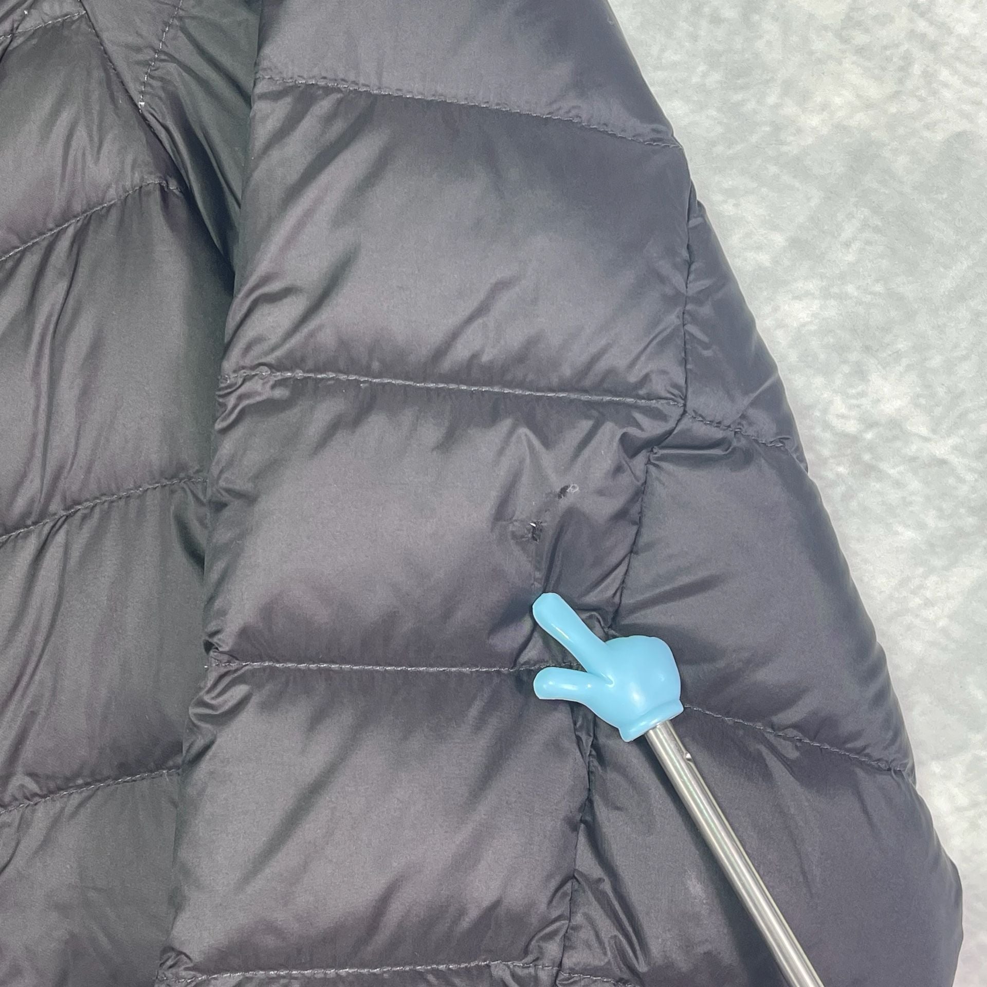 Eddie Bauer Women's 2-Tone Down Jacket Size XL Black Puffer 9