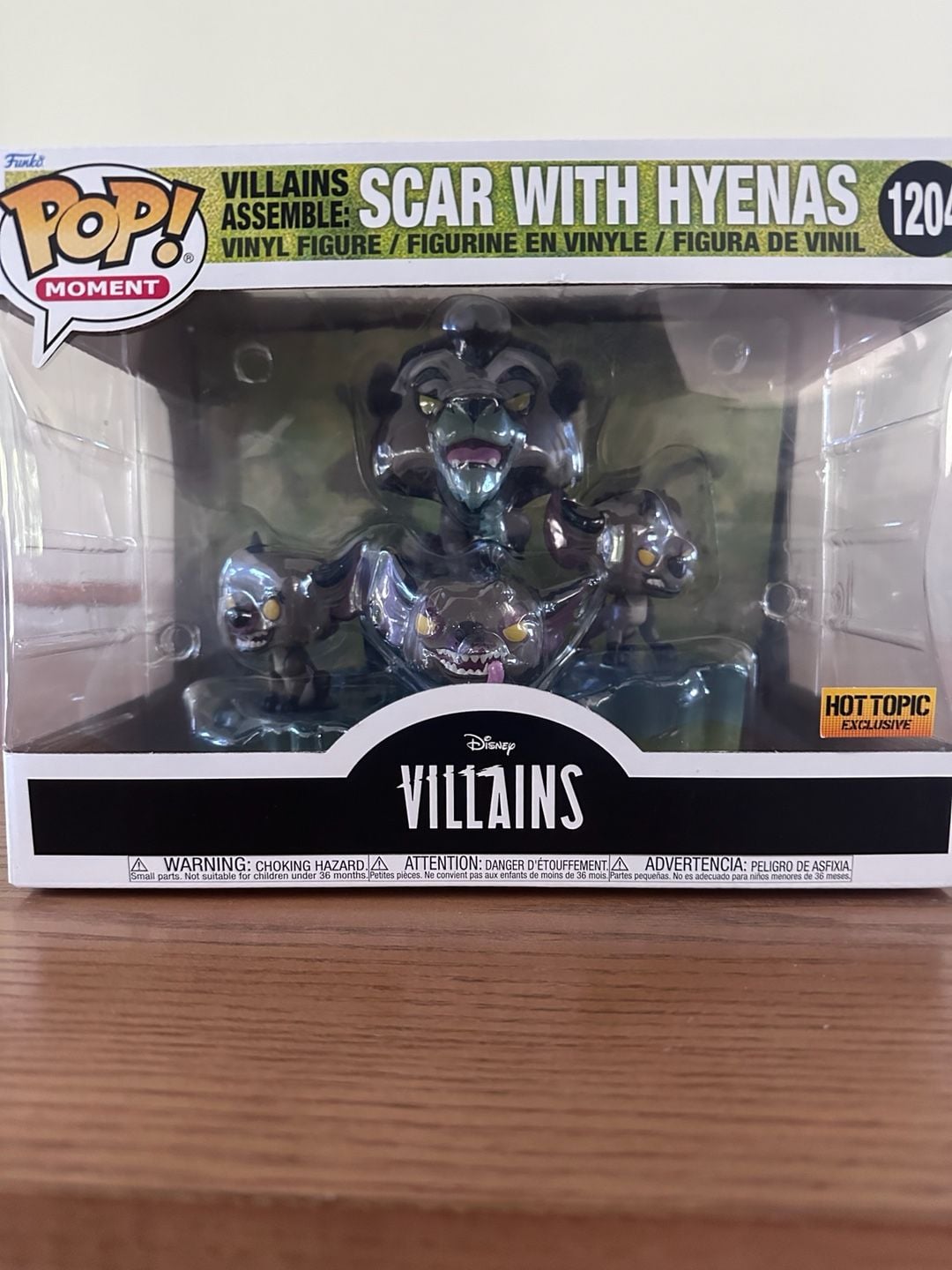 Funko Pop! Disney Villains Scar With Hyenas 1204 Hot Topic Exclusive 2