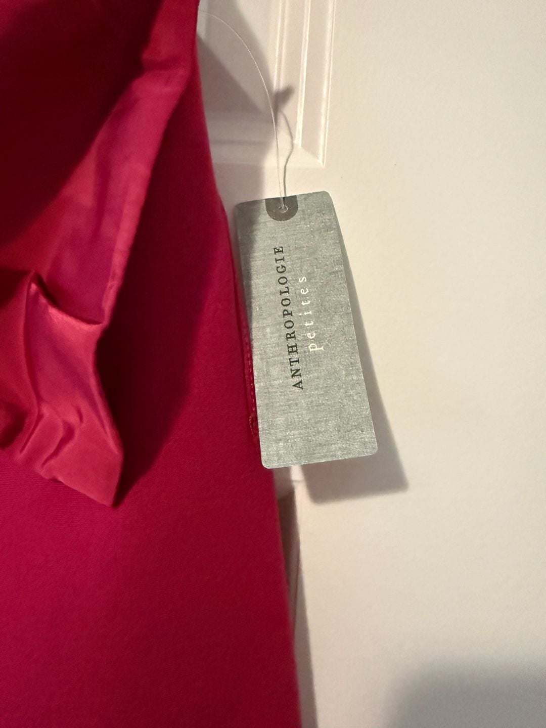 NWT Anthropologie Maeve Bow Waist Wide Leg Pants Pink - 25 Petite (P) 8