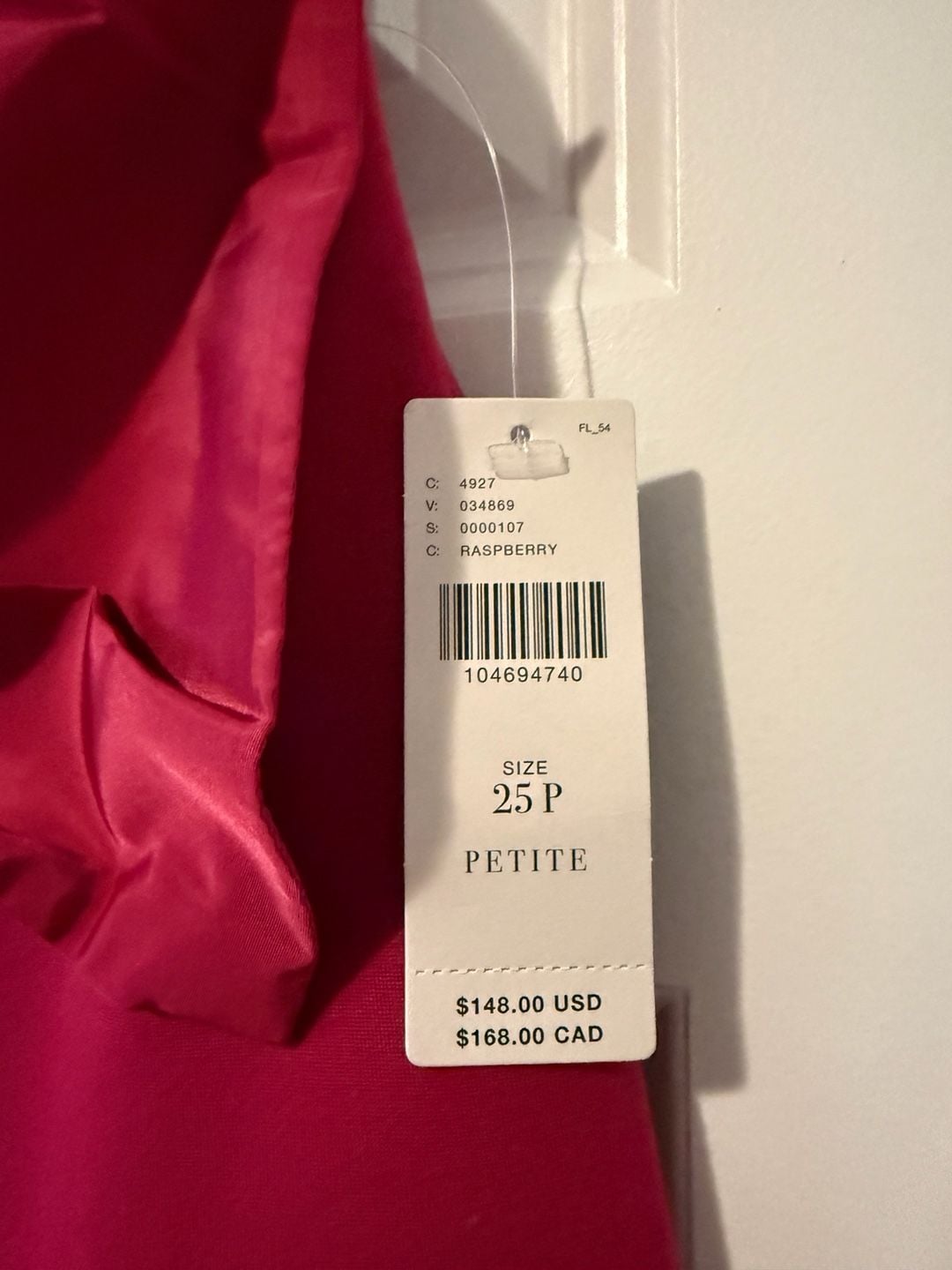 NWT Anthropologie Maeve Bow Waist Wide Leg Pants Pink - 25 Petite (P) 9