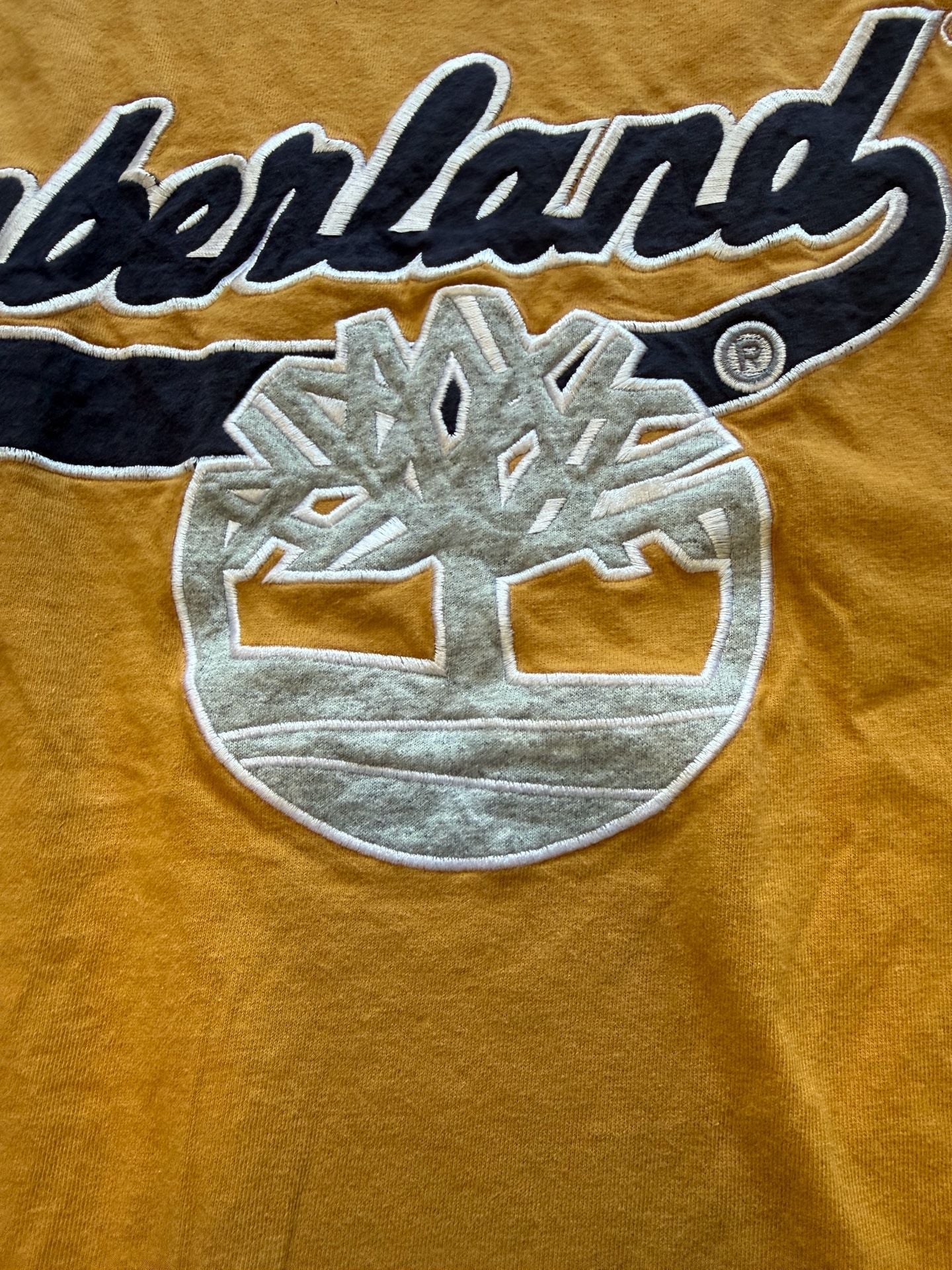 Timberland Long Sleeve Embroidered Logo Shirt Wheat Yellow 7