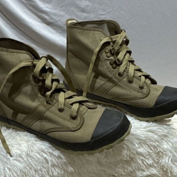 Hodgman Canvas Wading Boots Size 9 Khaki Fly Fishing