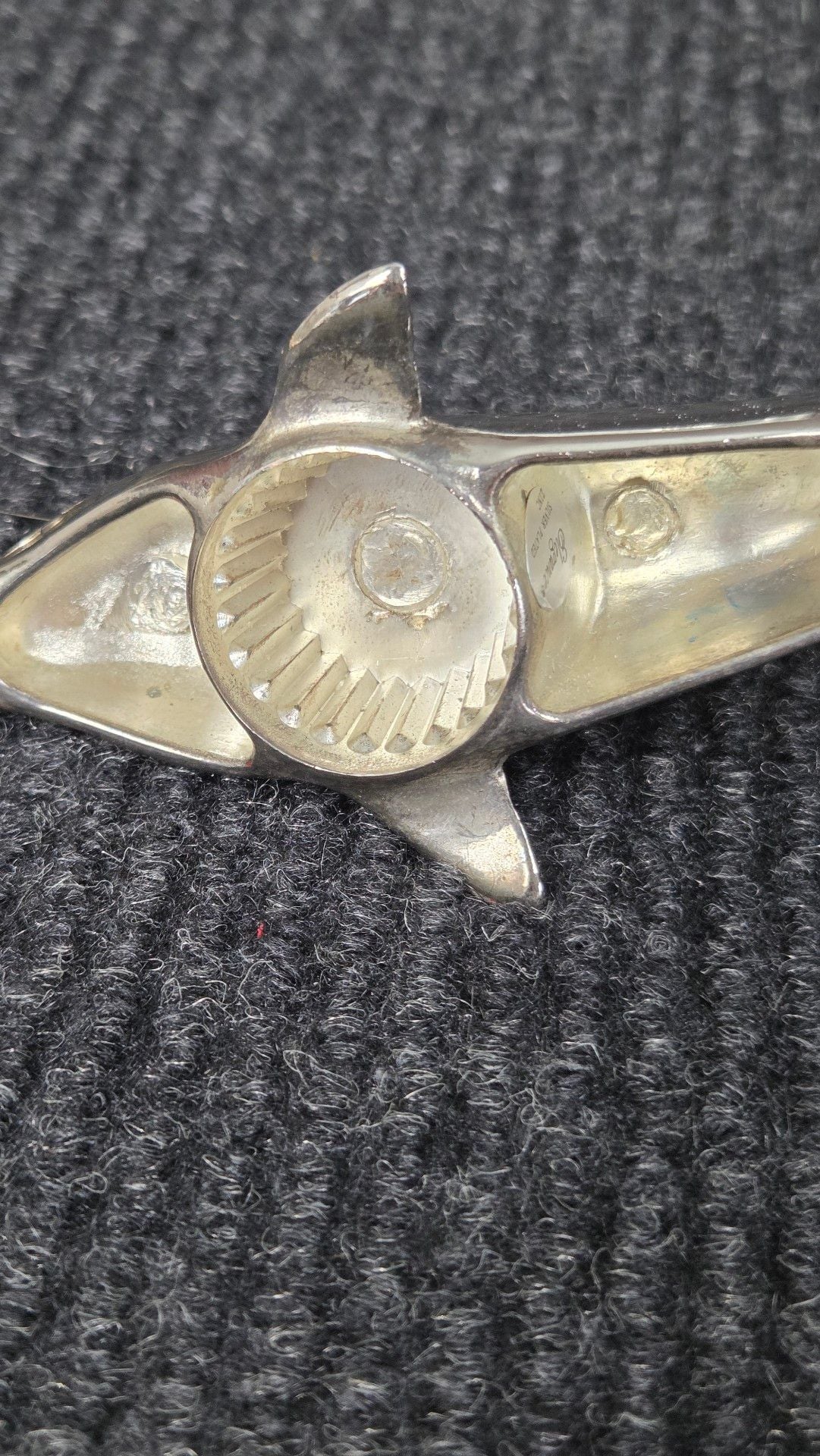Vintage Silver Plated Dolphin Bottle Opener Barware 4