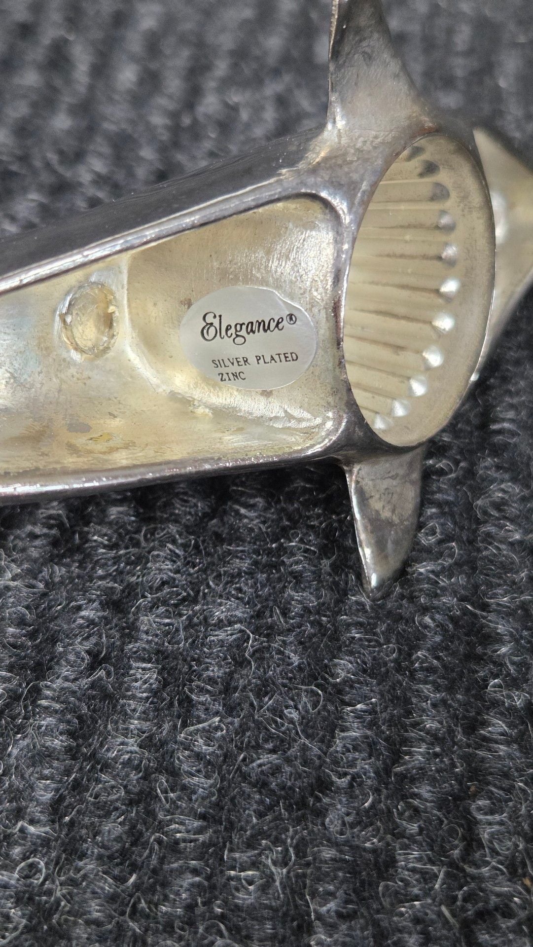 Vintage Silver Plated Dolphin Bottle Opener Barware 5