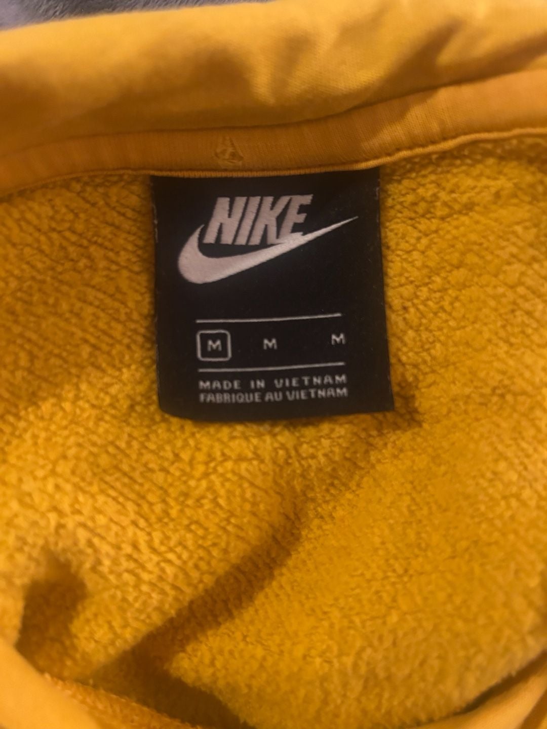 Nike Evolve Sunburst Pullover Hoodie Size M Yellow Sport Shoe 5