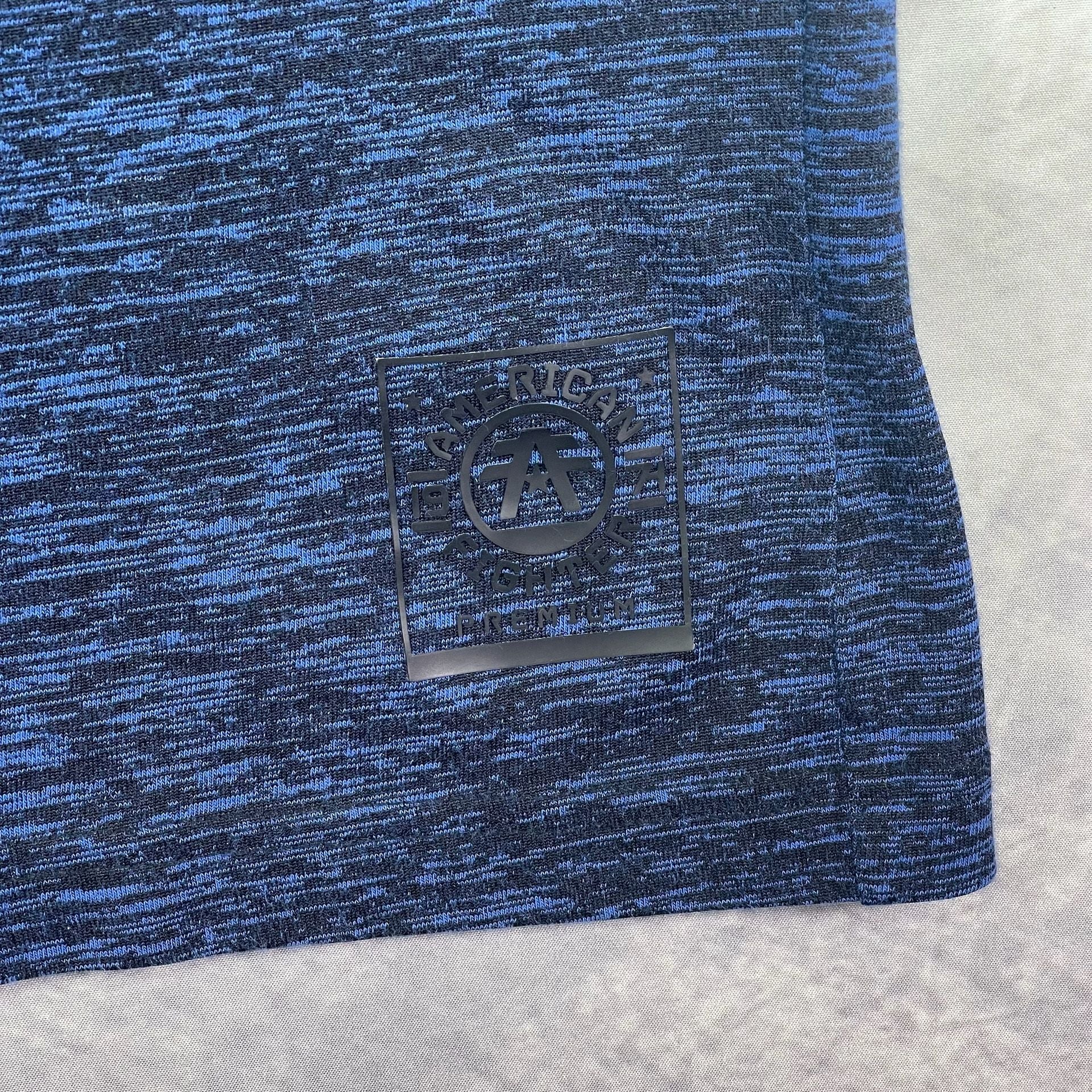 American Fighter T-Shirt 2XL Blue Graphic Tee Cotton Blend 8
