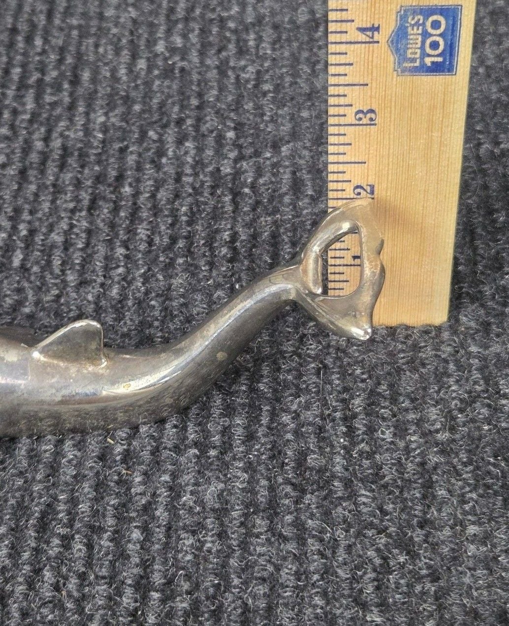 Vintage Silver Plated Dolphin Bottle Opener Barware 8