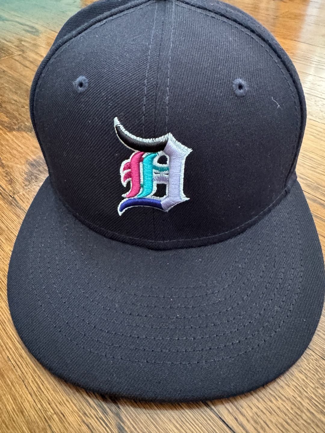 New Era Detroit Tigers 1984 World Series Fitted Hat Size 7 1/8 2