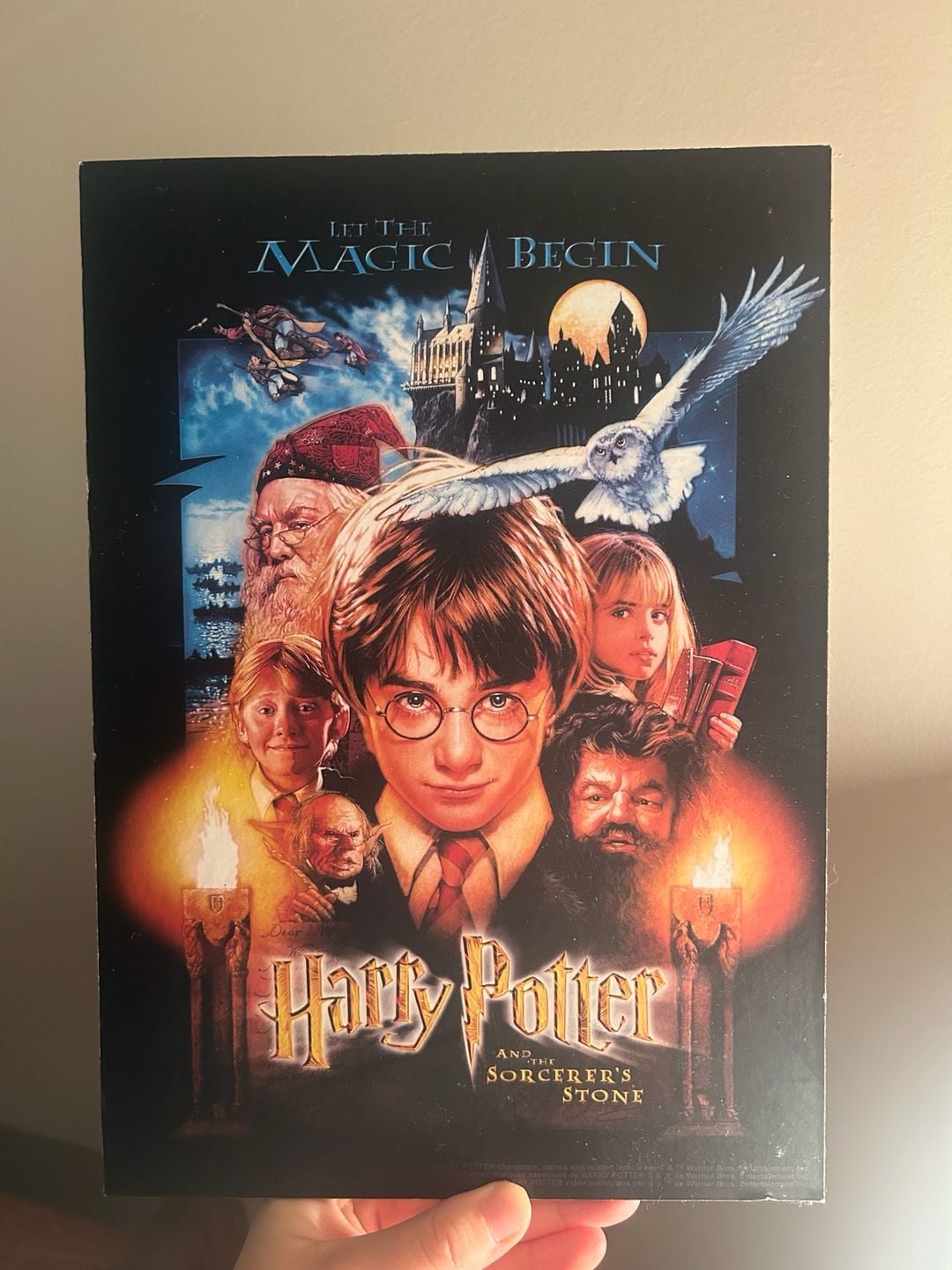 Harry Potter and the Sorcerer's Stone Movie Poster Plaque 1