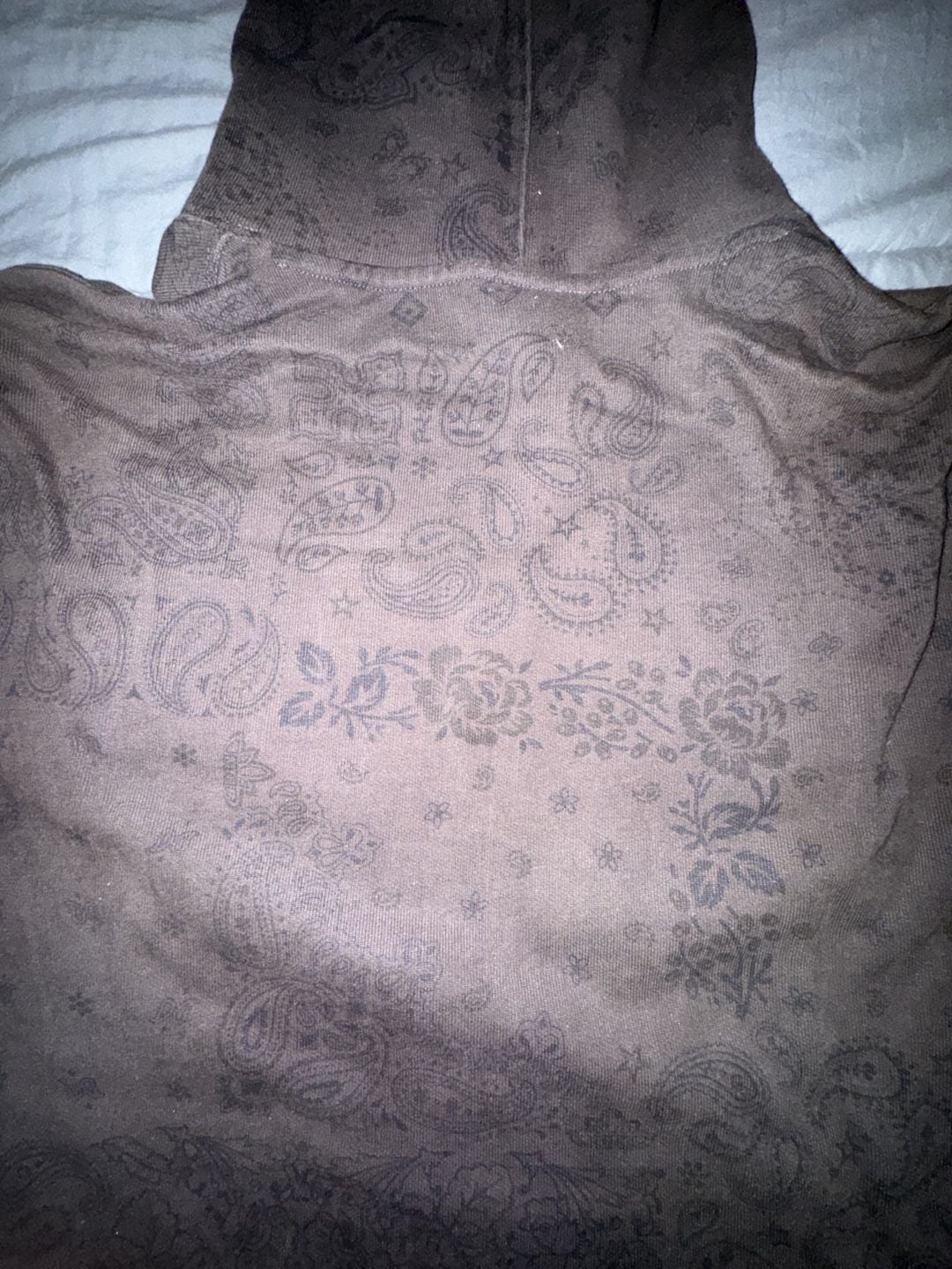 Kith Hoodie Size M Brown Paisley Floral Kith & Kin 7