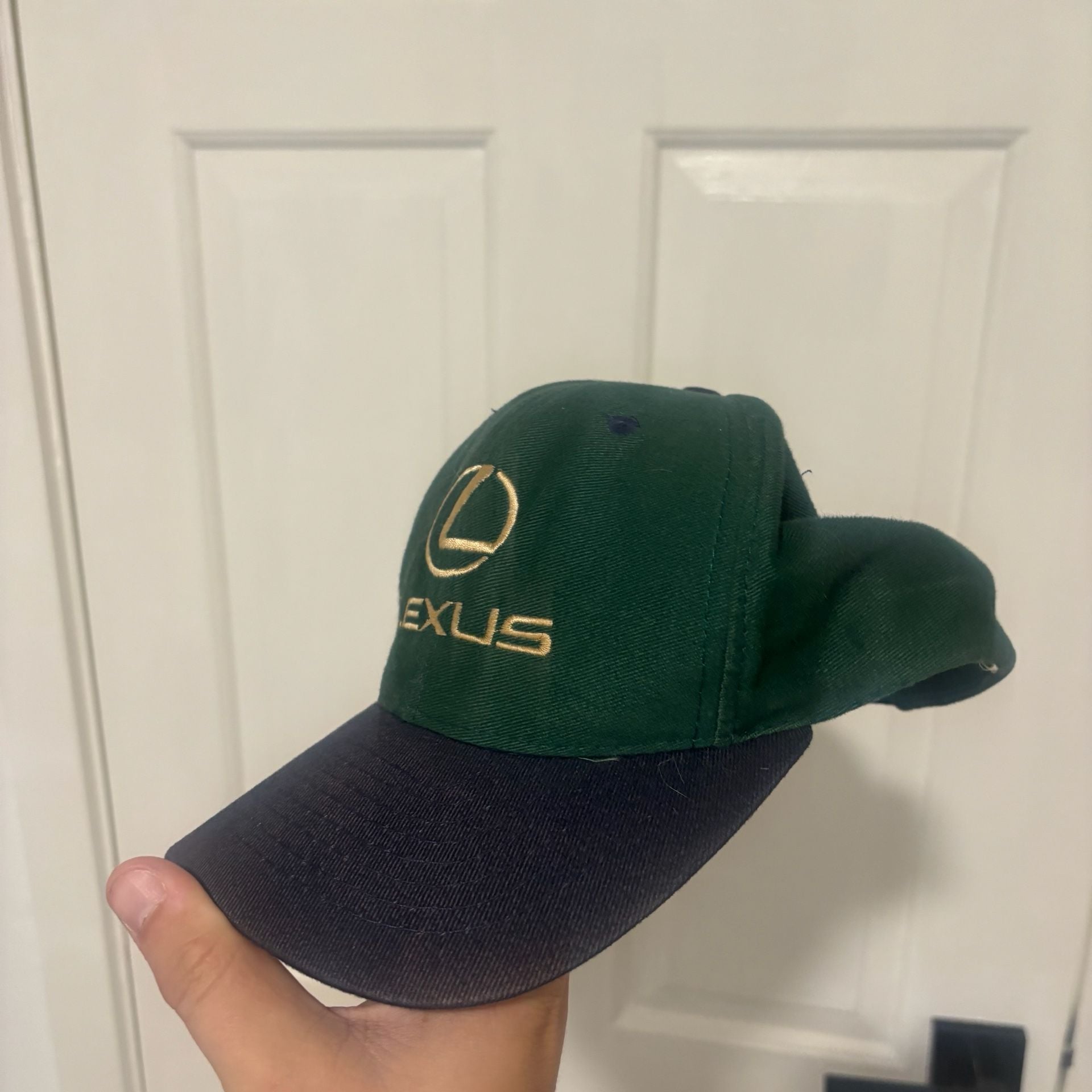 Vintage Lexus Green / Gold Big Body Hat — , 3