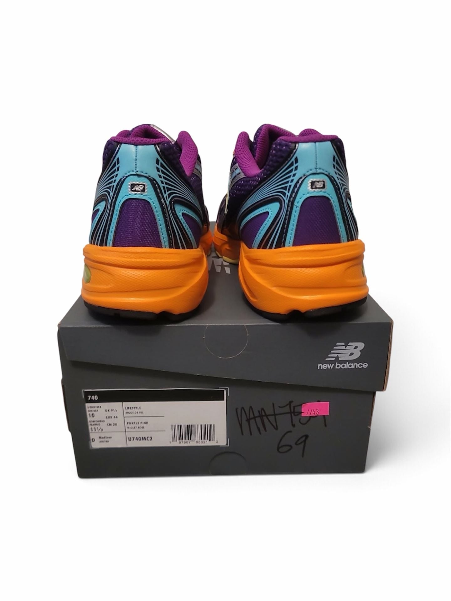 NEW New Balance 740 Size 10 Men’s 11.5 Women’s Purple Pink Violet Rose 3