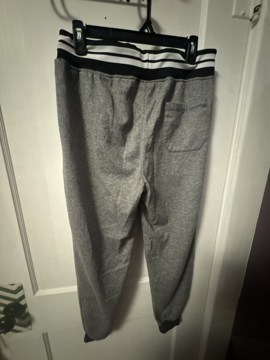UNK Golden State Warriors Jogger Sweatpants Size Medium Gray Marl Fleece 5