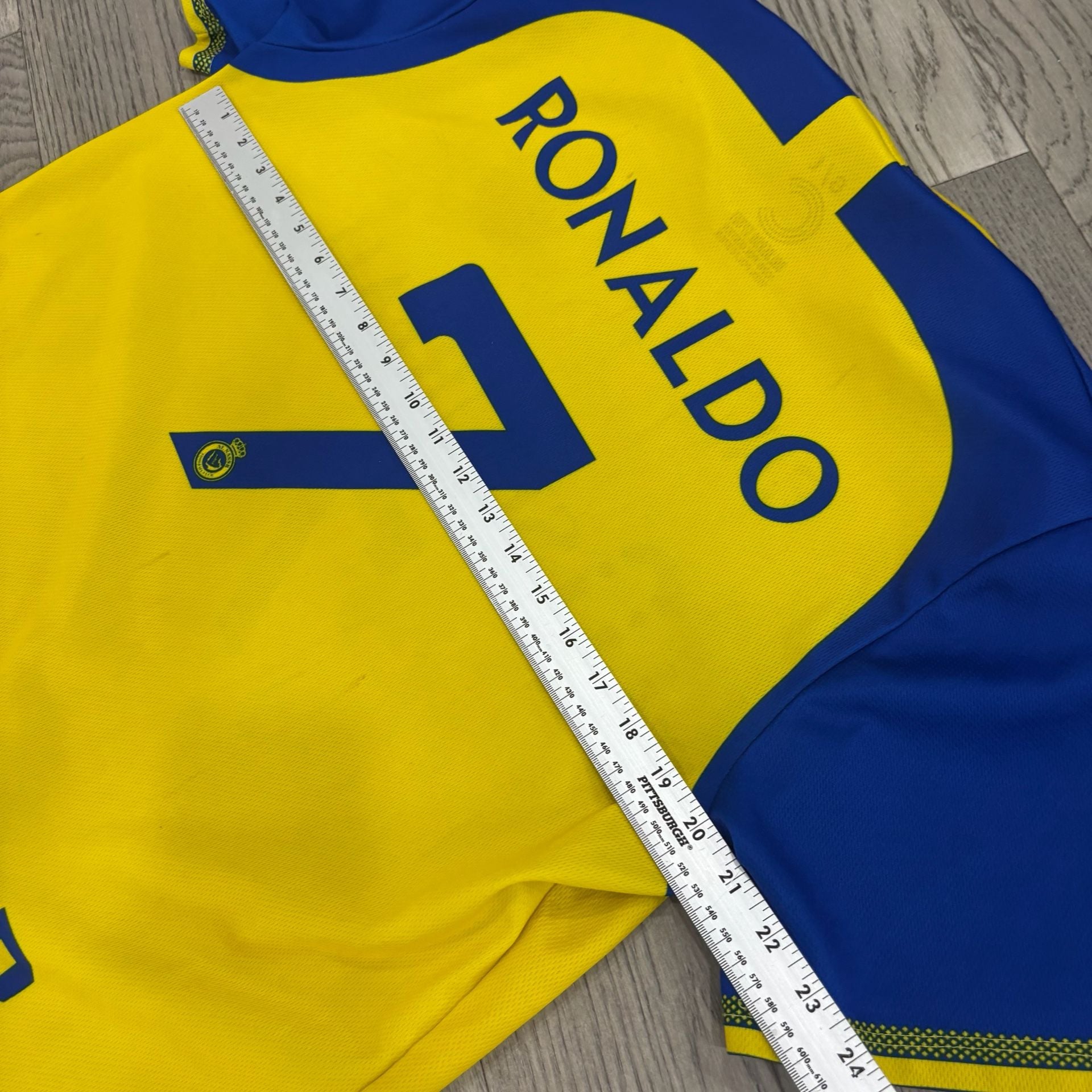 Calderon Sport Al Nassr Ronaldo 7 Soccer Jersey Size G/L 6