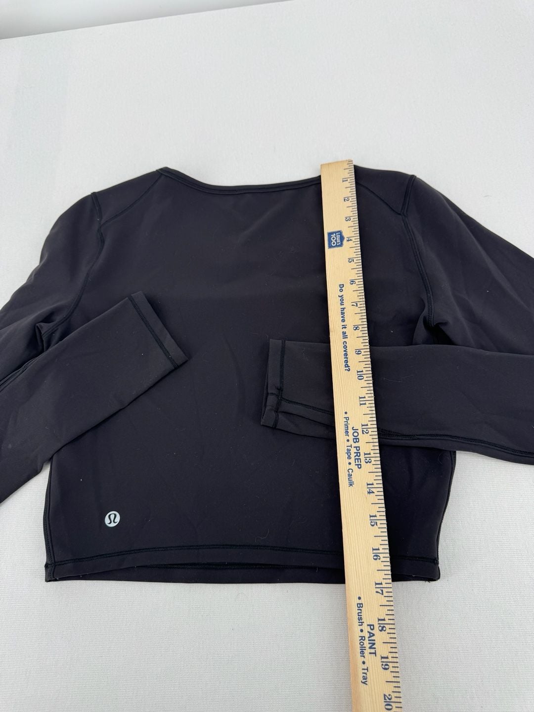 Lululemon Long Sleeve Crop Top Black 4