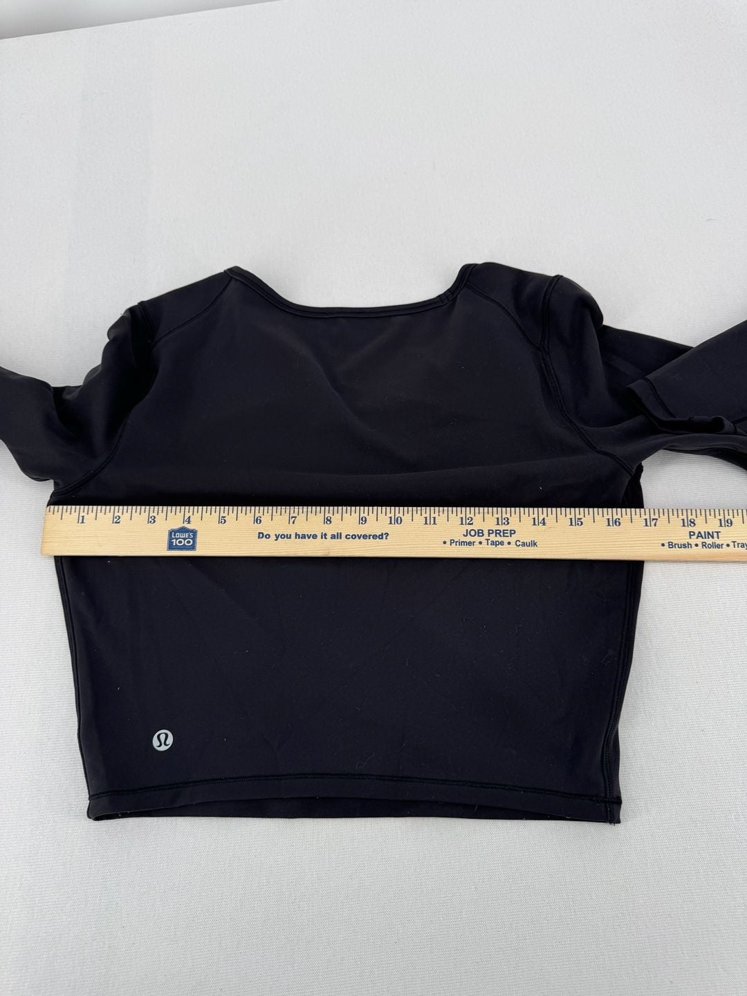 Lululemon Long Sleeve Crop Top Black 5