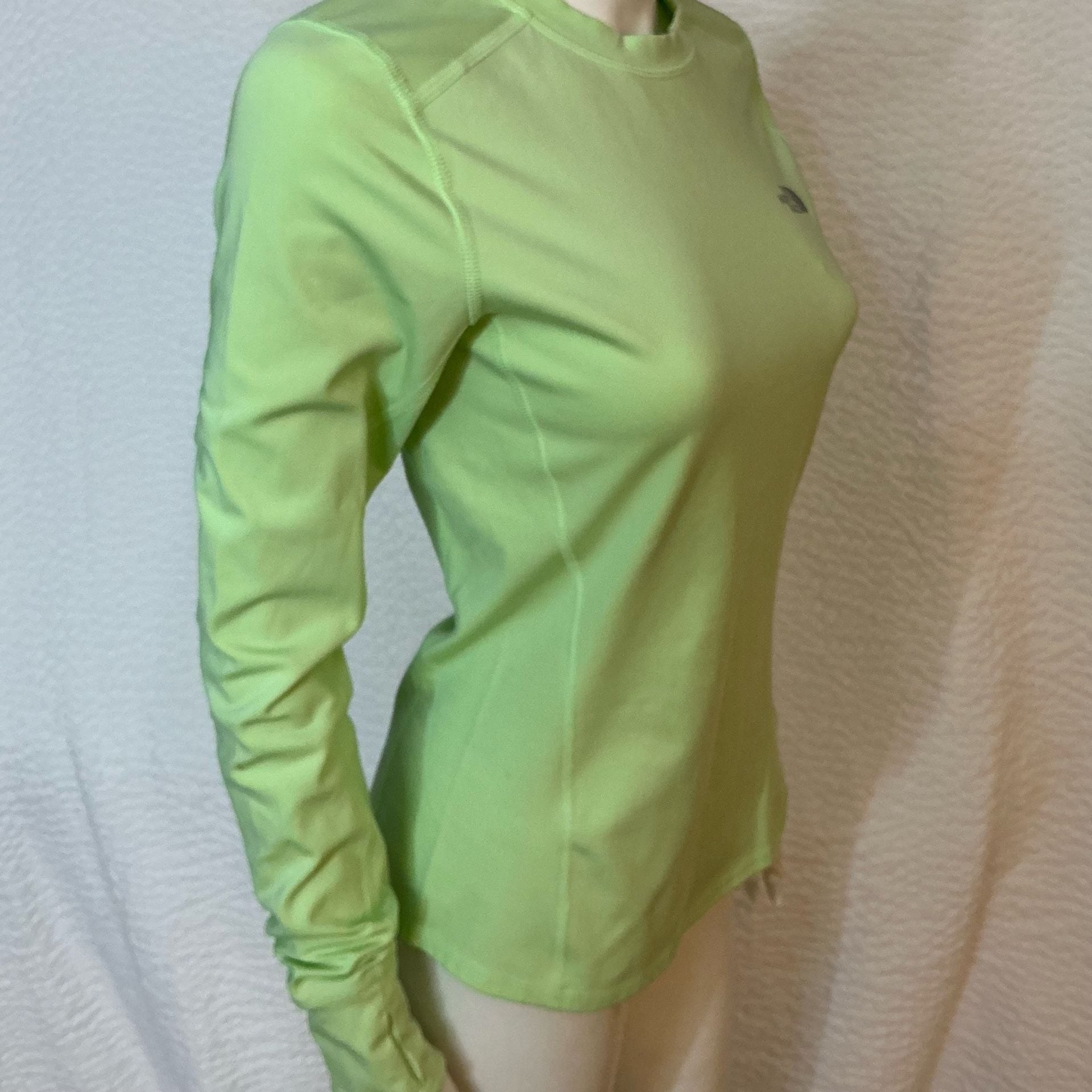 The North Face Shadow Long Sleeve Size S Lime Green Athletic Shirt 8