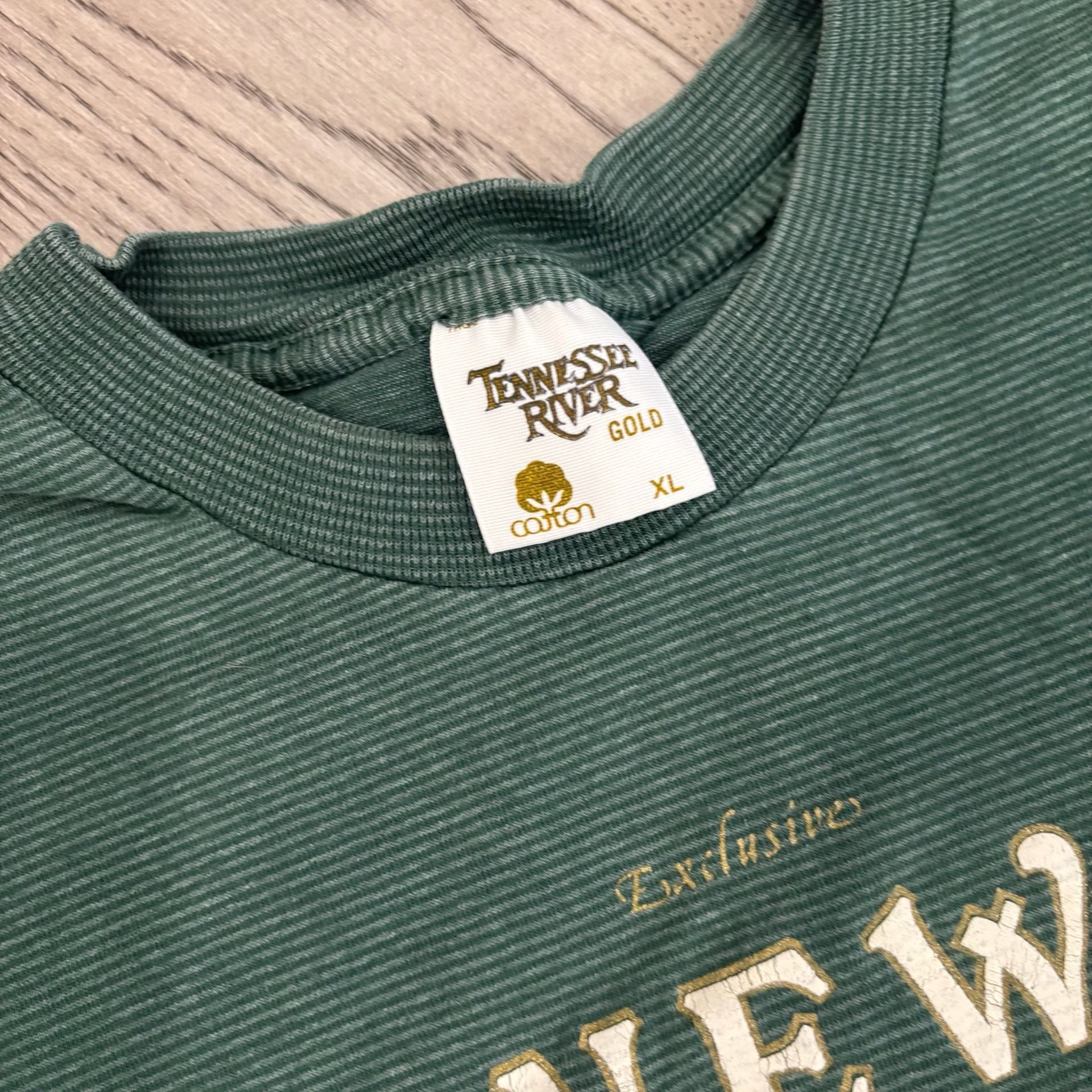 Single stitch New Jerusalem T-Shirt Size XL Green Vintage 4